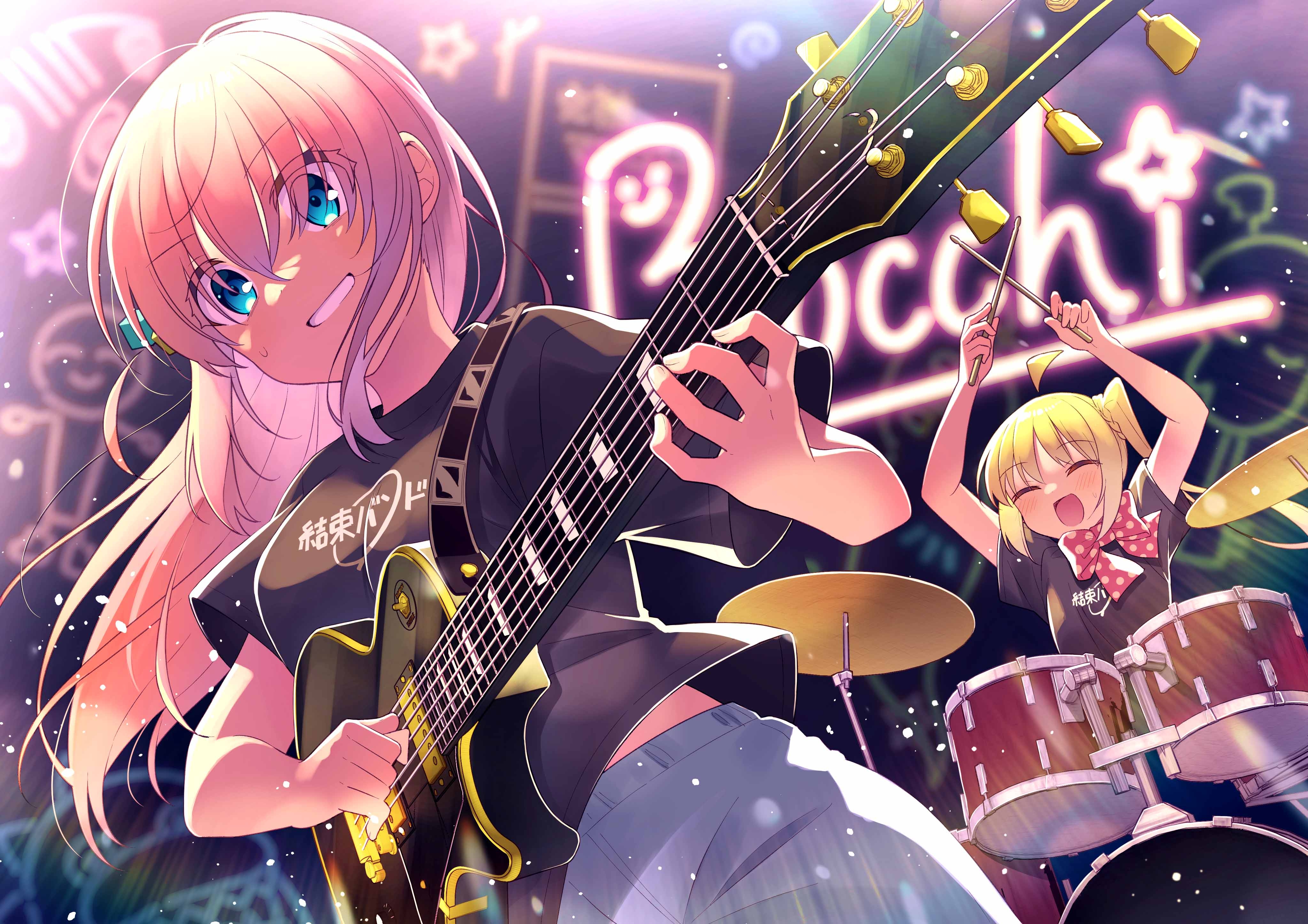 4100x2900 Bocchi the Rock 4k Ultra HD Wallpaper, Desktop