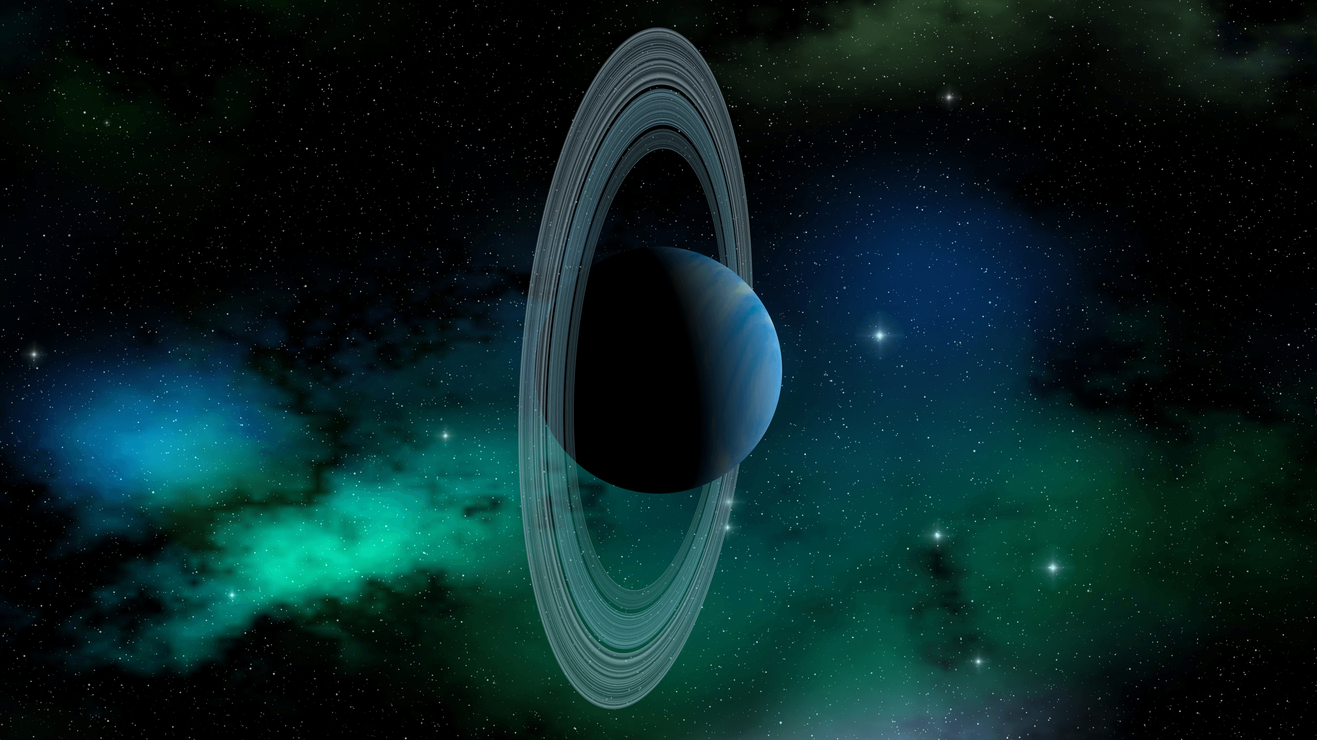 2560x1440 Download  Uranus, planet, Solar System, planetary rings, Desktop