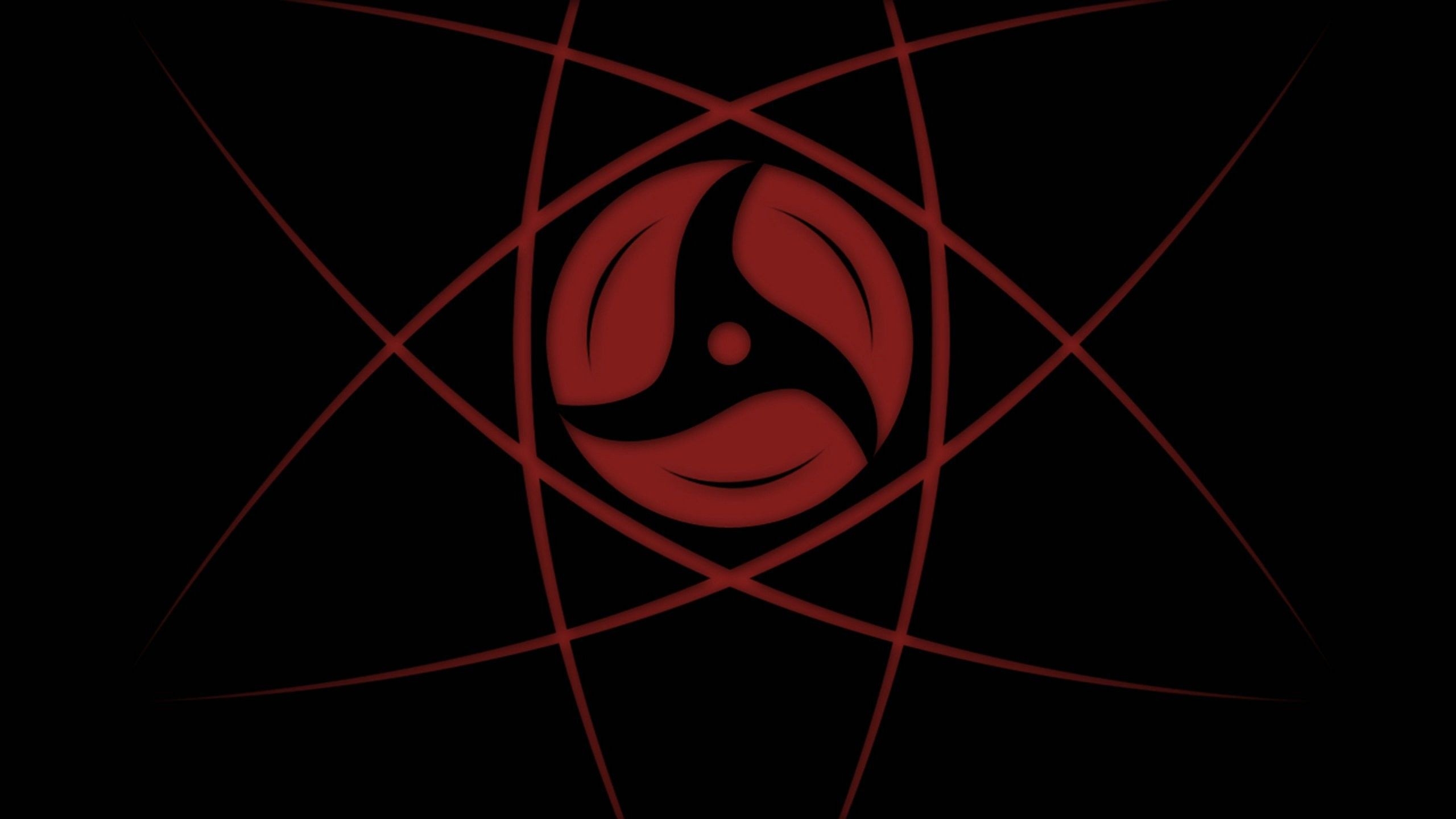 2560x1440 Uchiha Symbol, Desktop