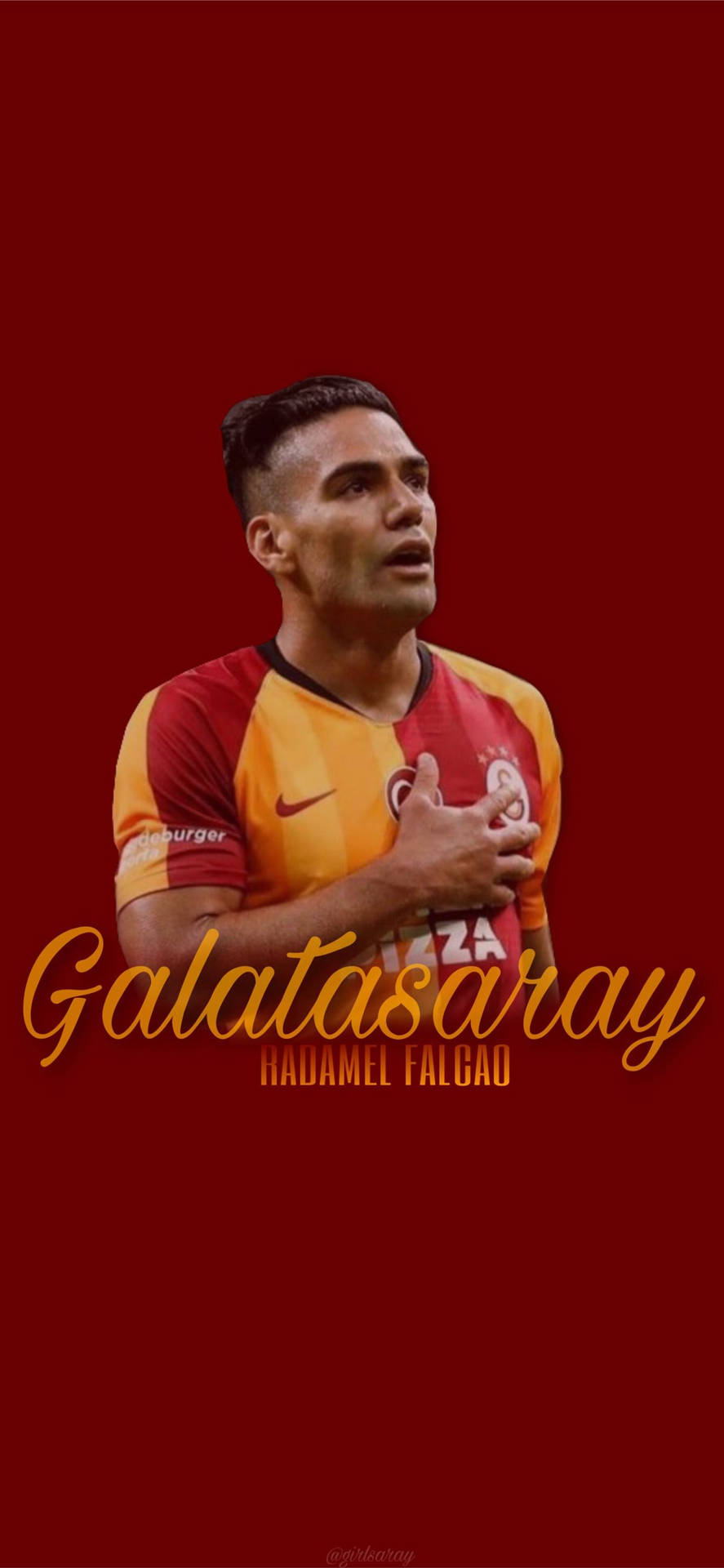 890x1920 Galatasaray Radamel Falcao Wallpaper, Phone