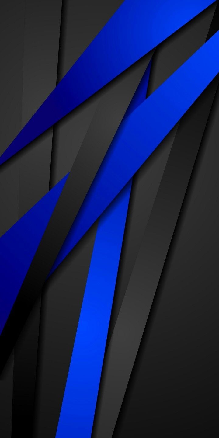 720x1440 Abstract wallpaper, Black and blue wallpaper, Android wallpaper black, Phone