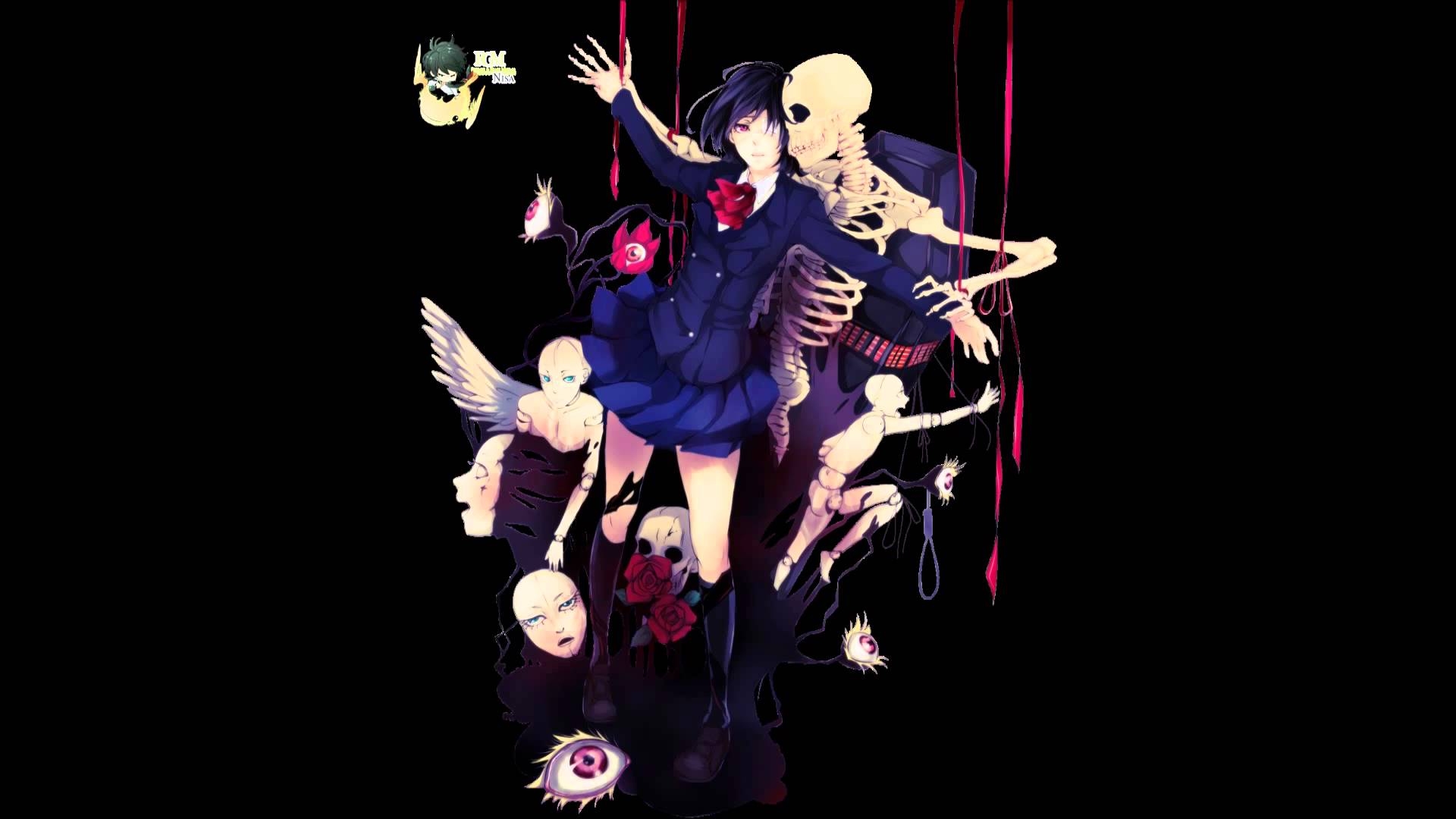 1920x1080 Nightcore Scary Skeletons (Female Version) •°•, Desktop