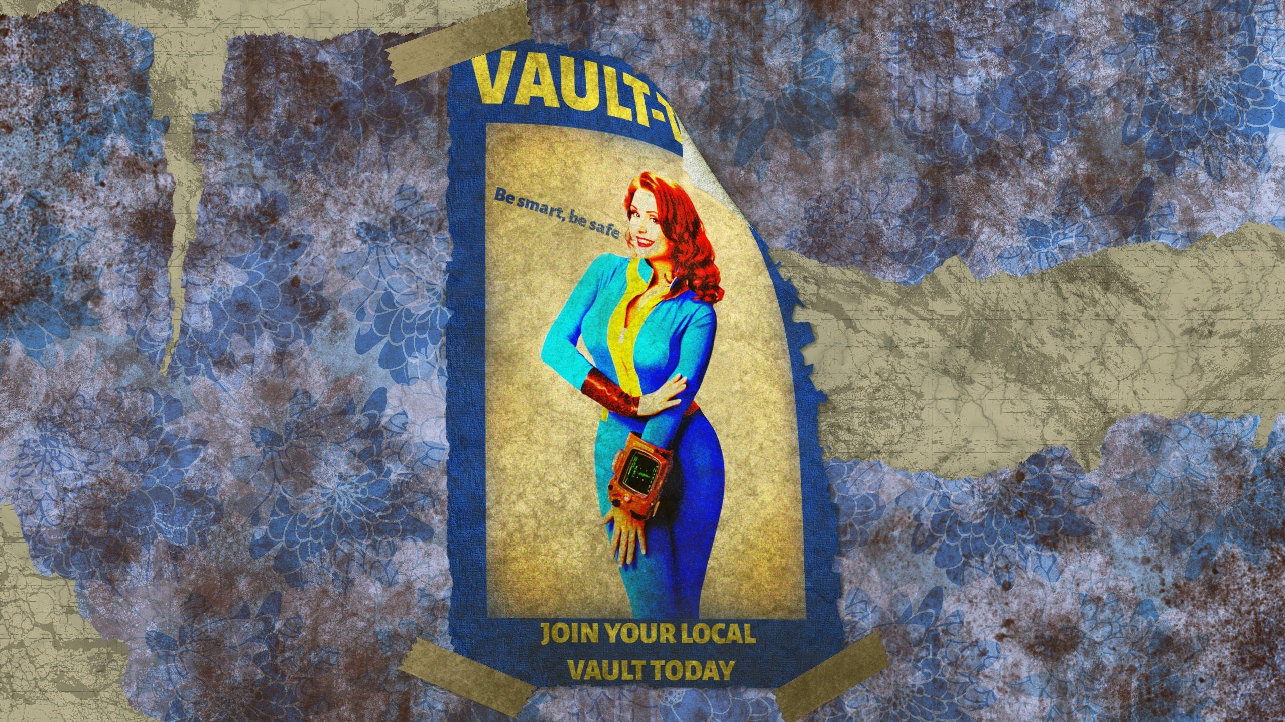 2560x1440 Fallout 4 Vault Tec Poster HD Wallpaper. Background Image, Desktop