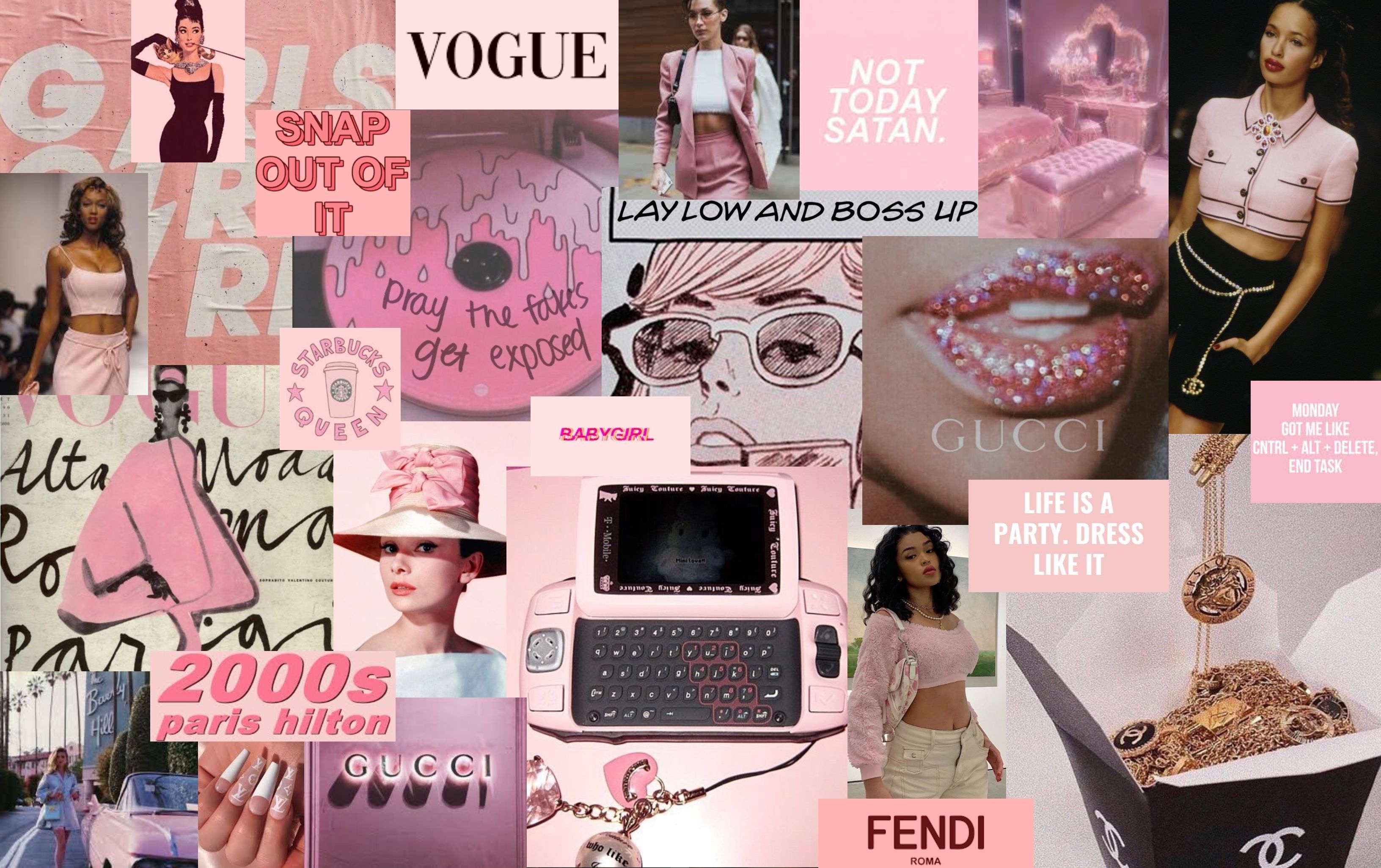 3270x2060 Aesthetic Pink Laptop Wallpaper, Desktop