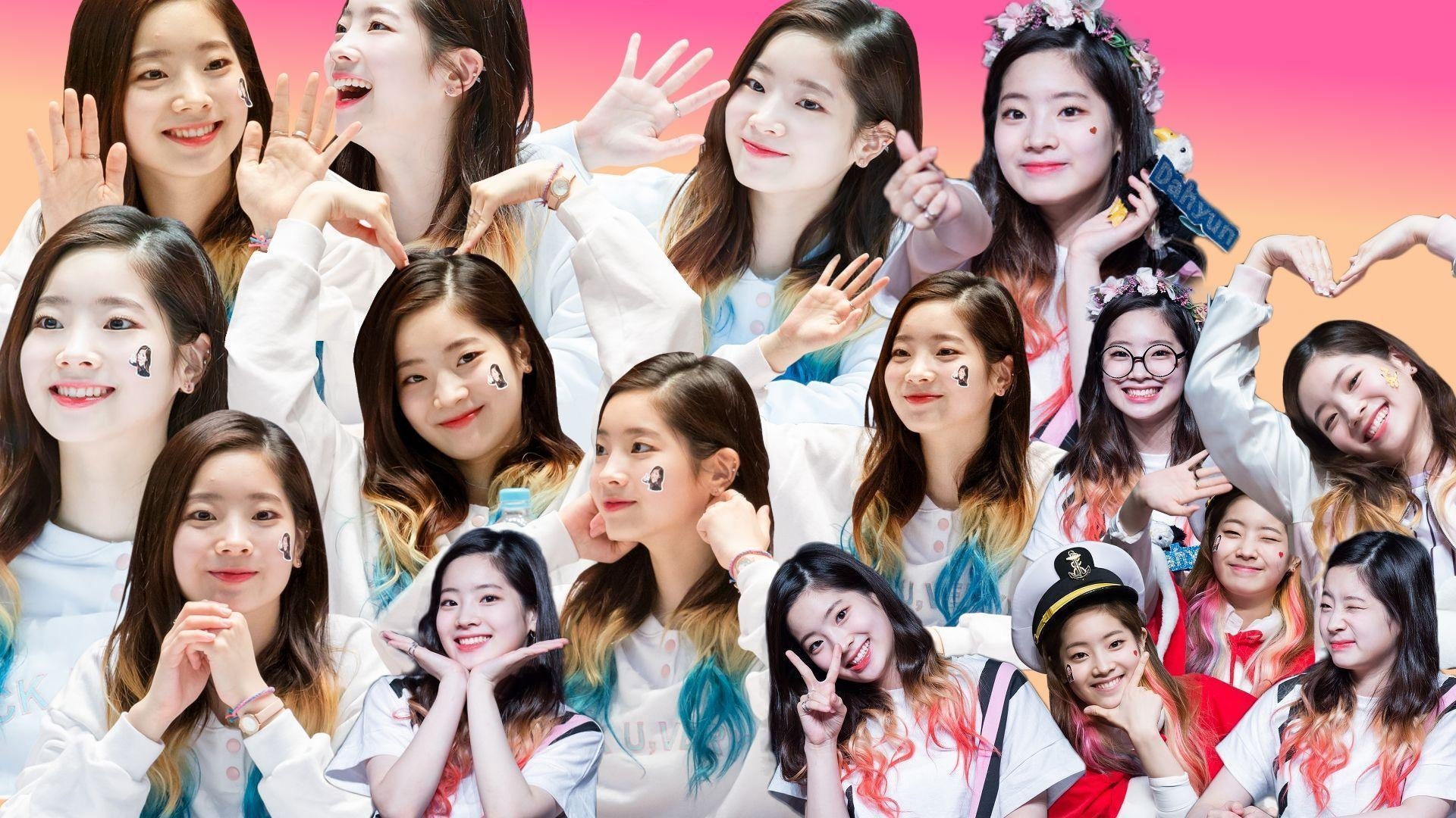 1920x1080 Sana, Tzuyu, and Dahyun collage wallpaper, Desktop