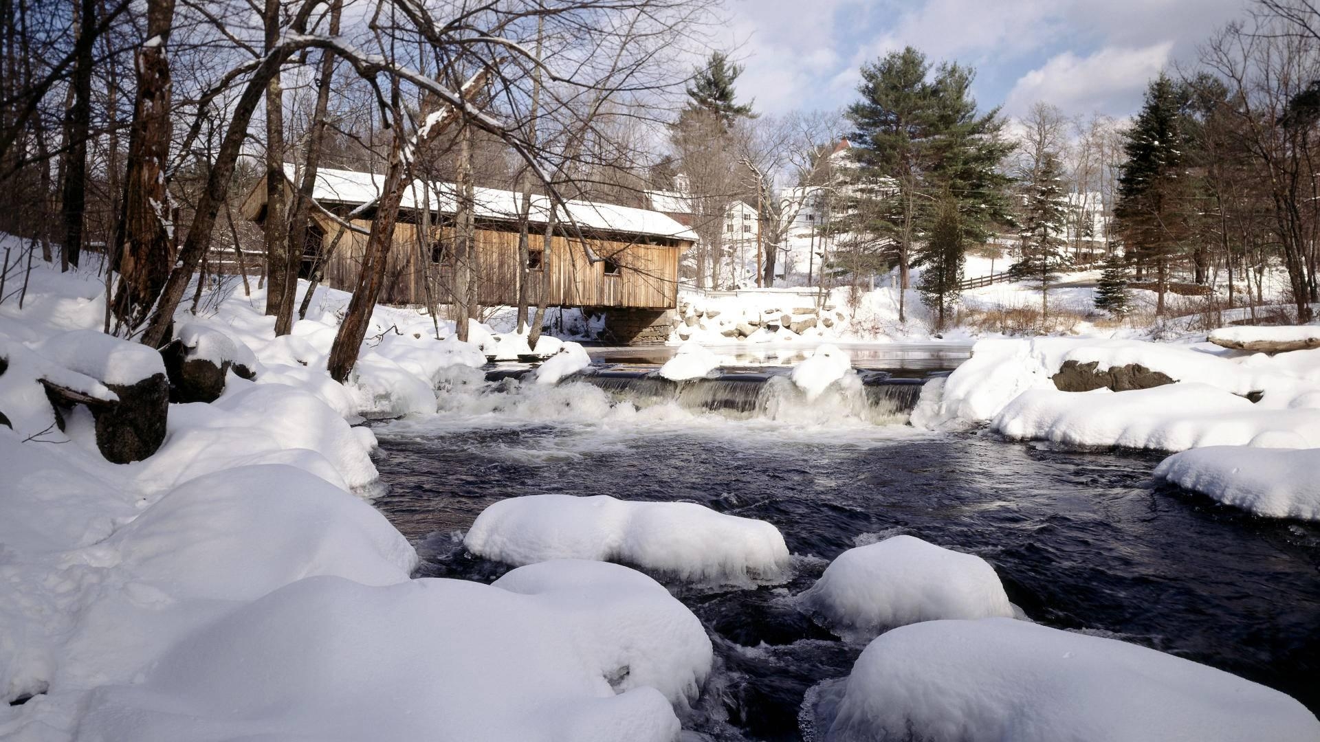 1920x1080 Download  Waterloo Bridge, New Hampshire wallpaper, Desktop