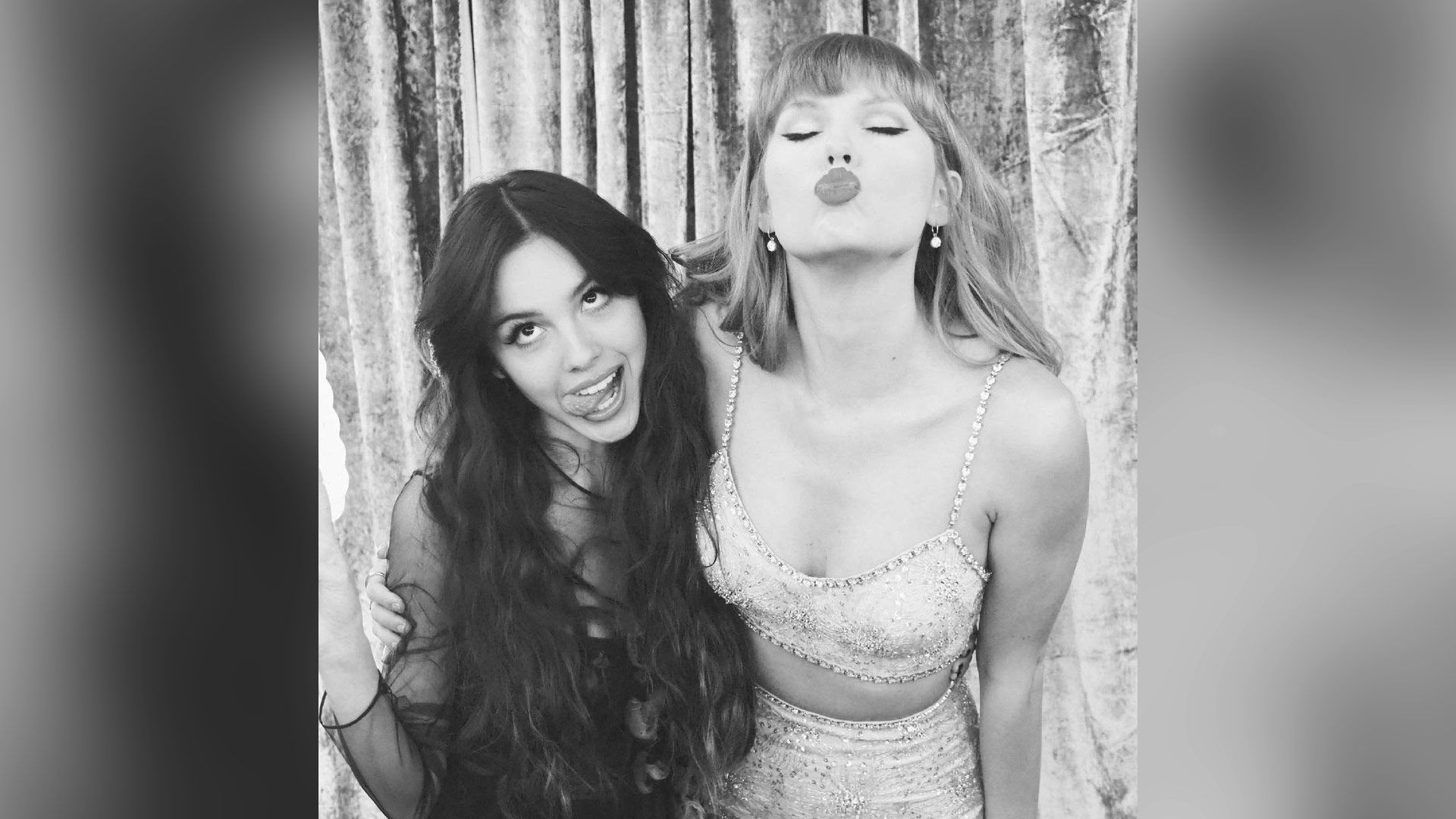 1920x1080 Taylor Swift and Olivia Rodrigo met at the BRIT Awards, Desktop