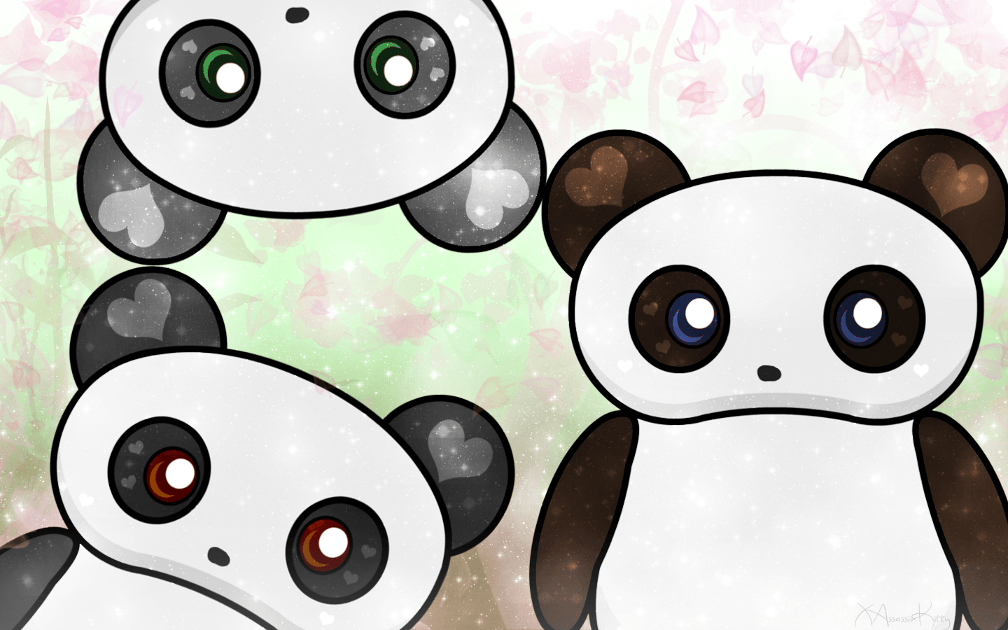 1440x900 Kawaii Panda Wallpaper, Desktop