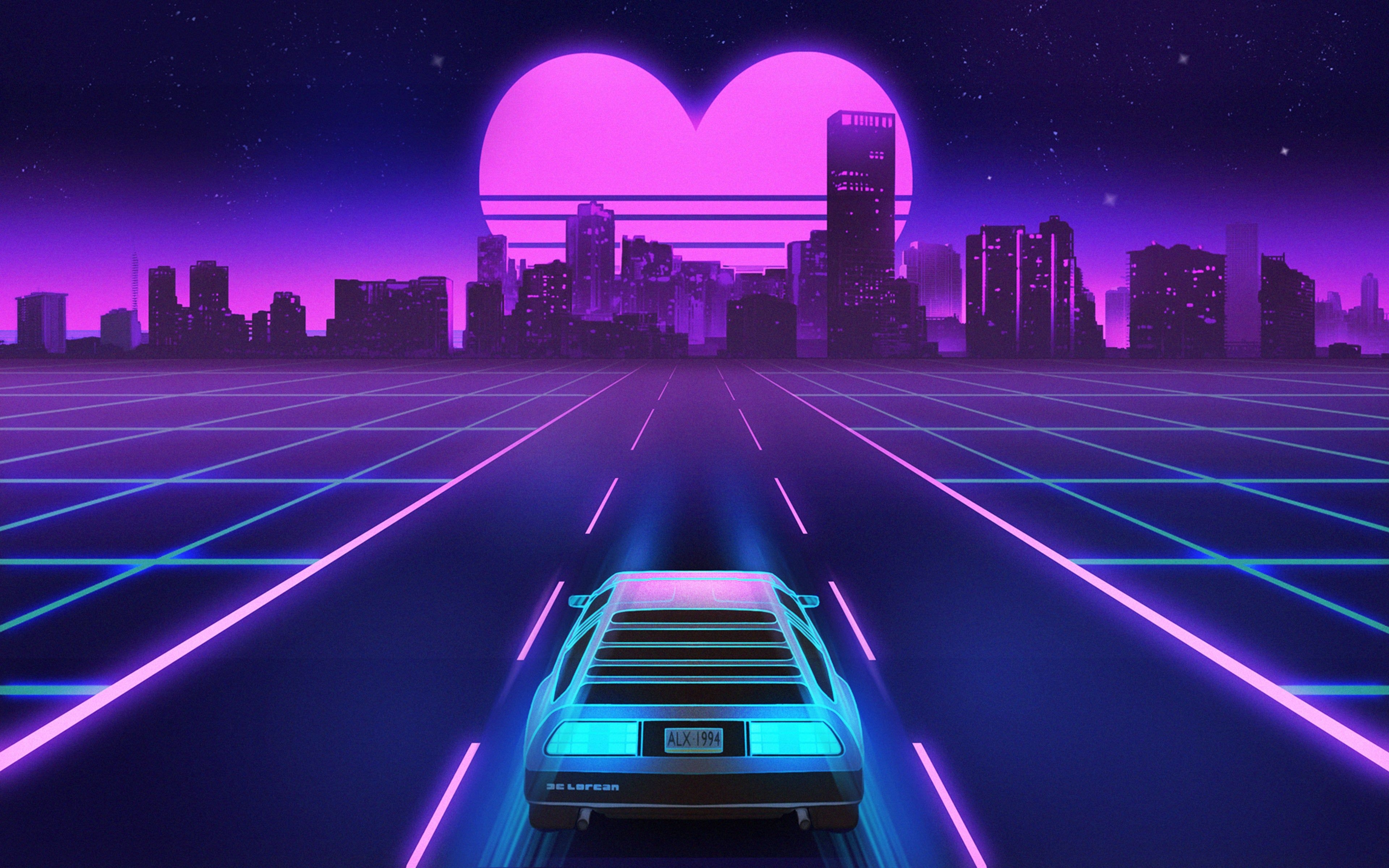 3840x2400 Games Wallpaper 4kcar: Vaporwave Ps4 Wallpaper, Desktop