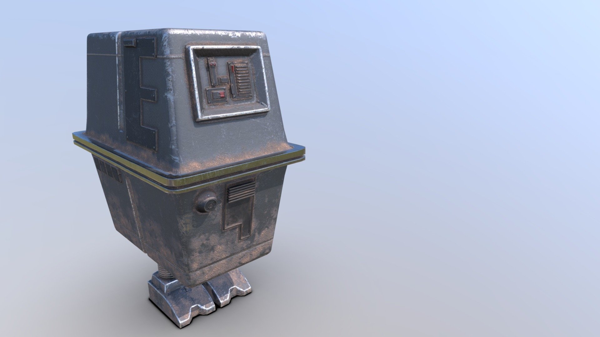 1920x1080 Star Wars Gonk Droid Free 3D model by aclarke064 [14f7706], Desktop