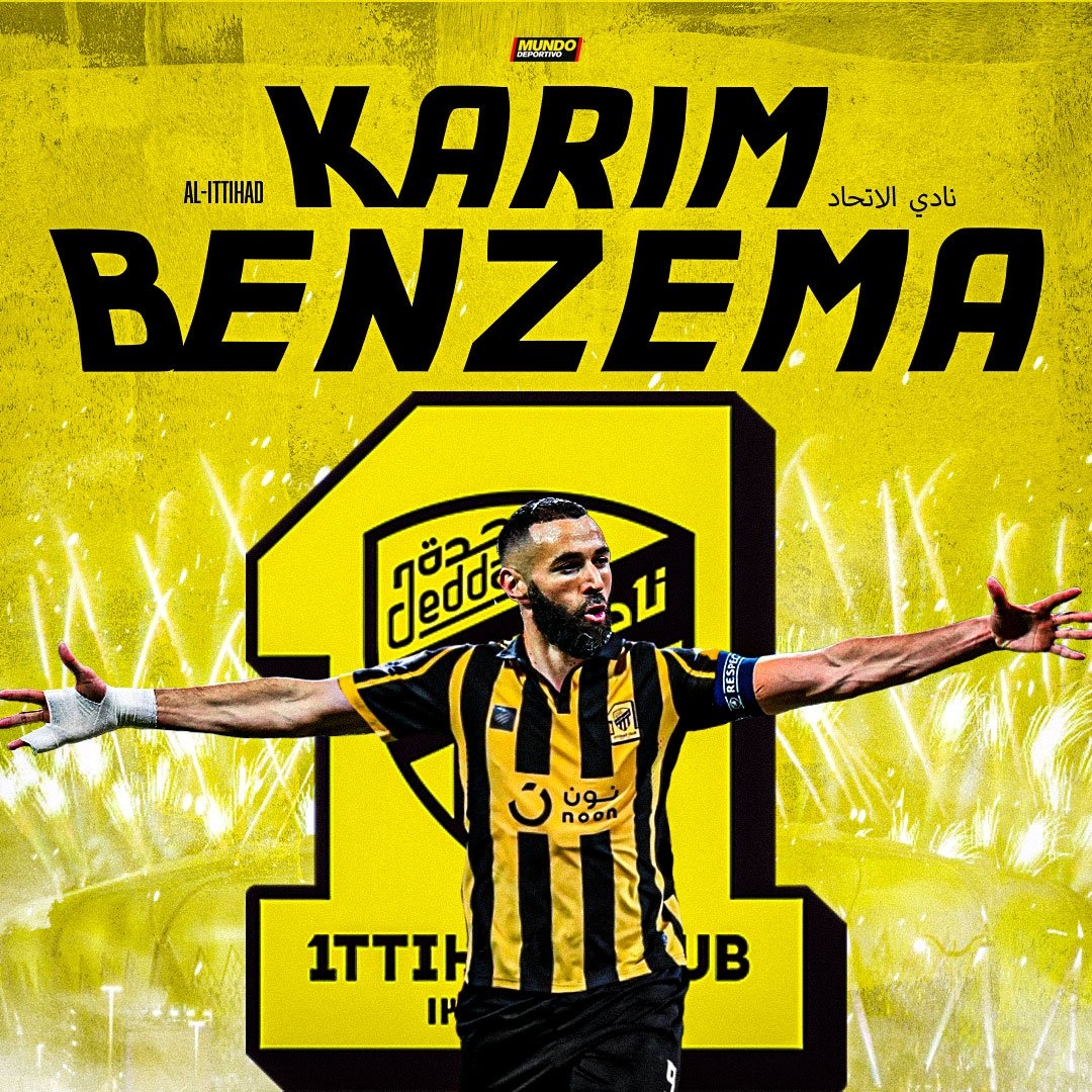 1080x1080 Karim Benzema Al Ittihad wallpaper, Phone