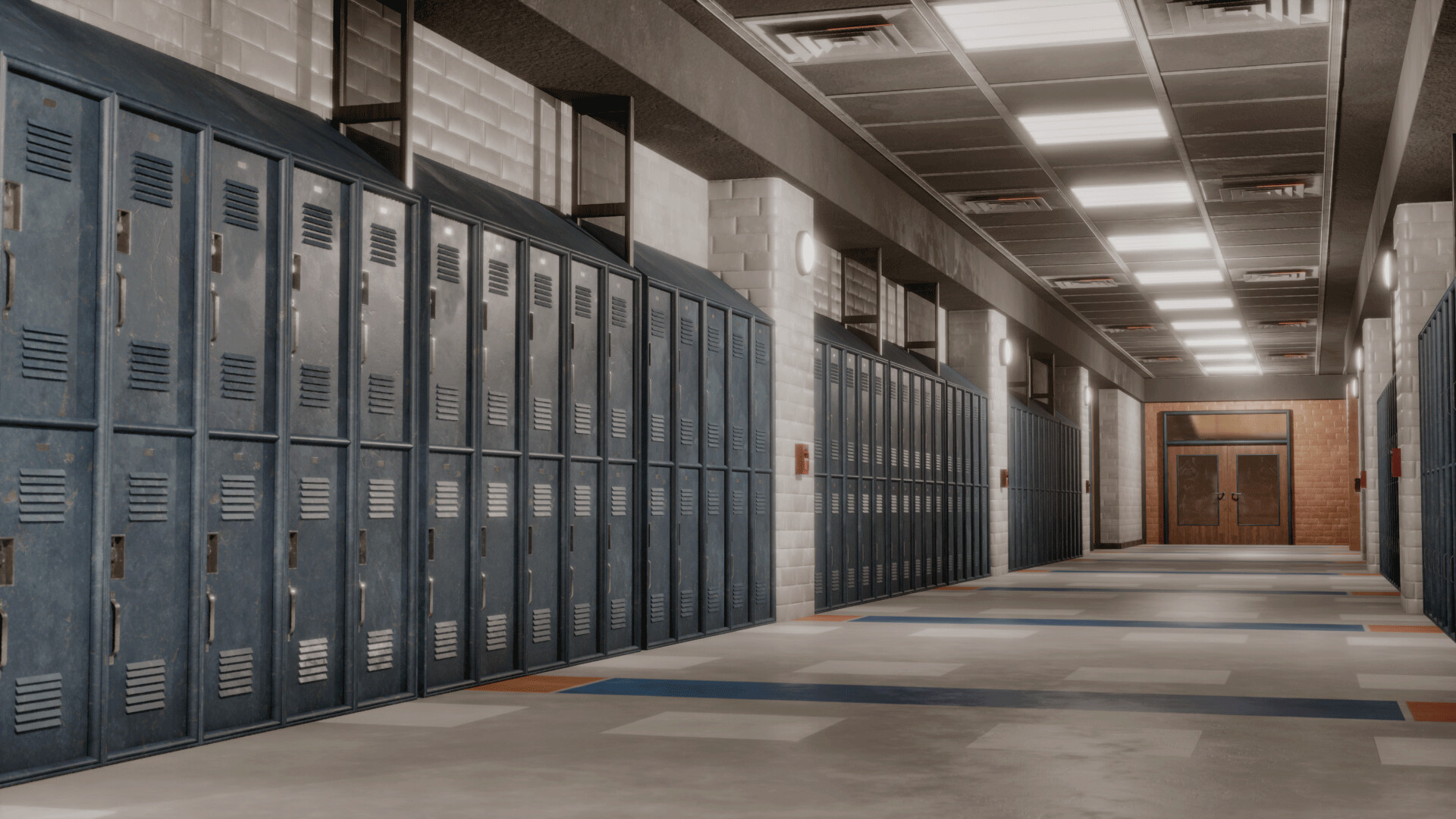 1920x1080 HIGH SCHOOL HALLWAY, Desktop