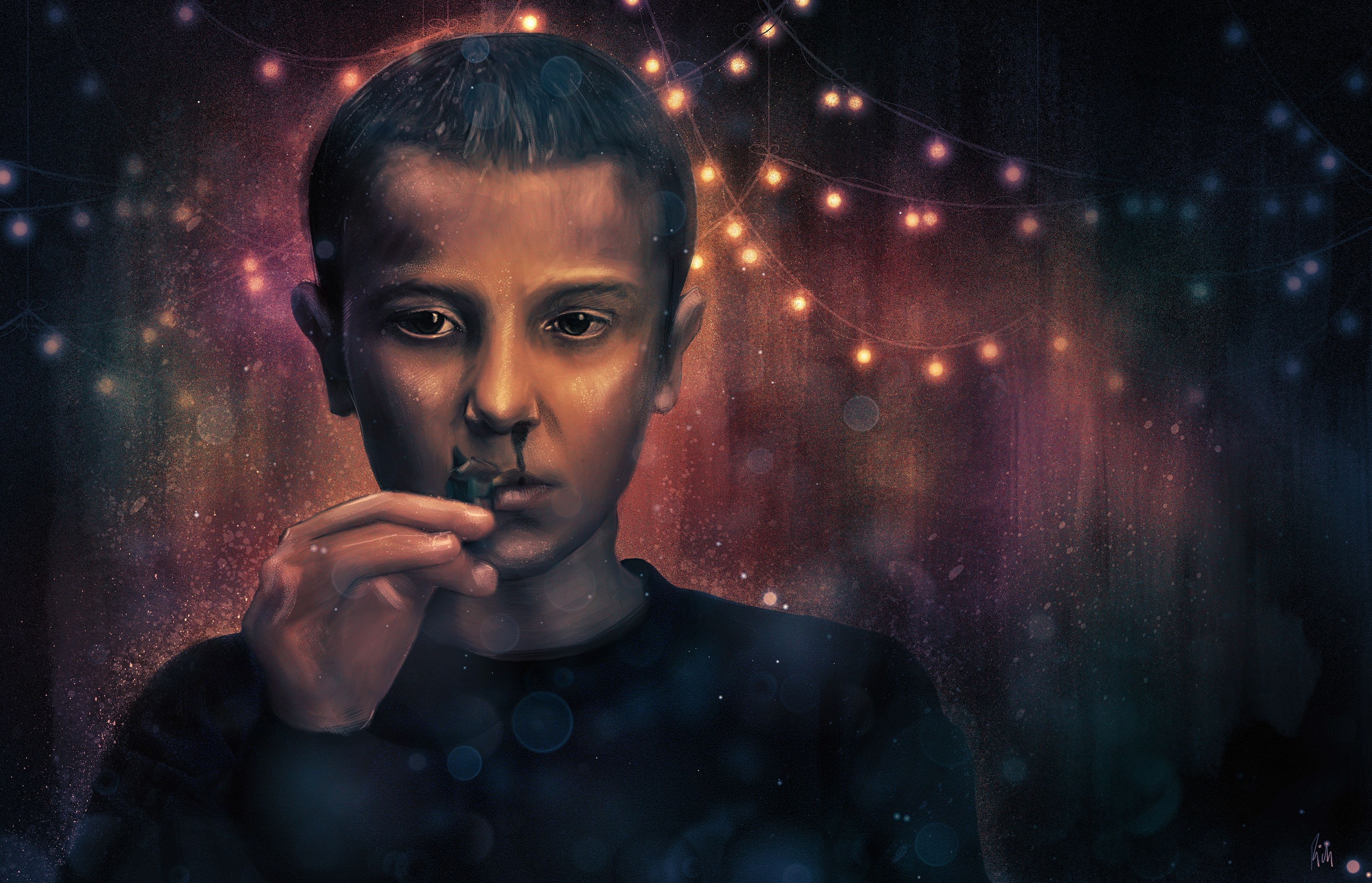 3310x2130 Eleven Stranger Things Desktop Wallpaper Free Eleven, Desktop