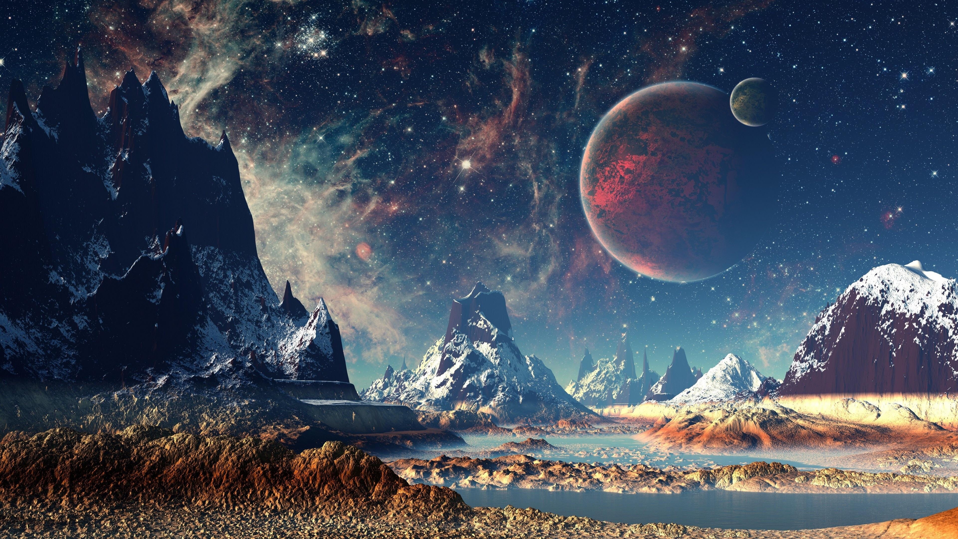 3840x2160 Fantasy Space Wallpaper Free Fantasy Space Background, Desktop