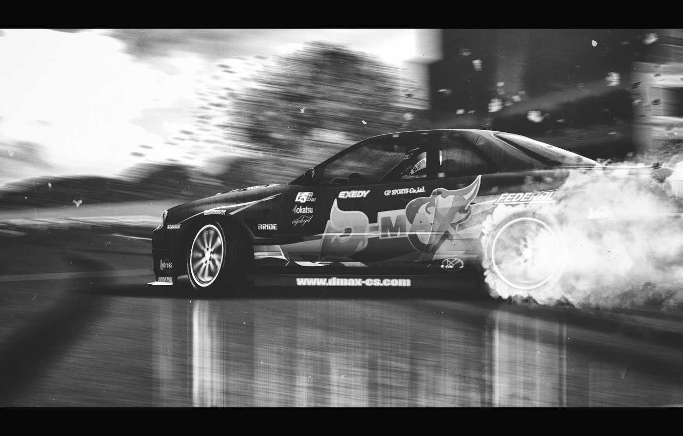 1340x850 Wallpaper road, nissan, drift, drift, road, skyline, Nissan, r skyline, р lfs, Live for Speed image for desktop, section игры, Desktop