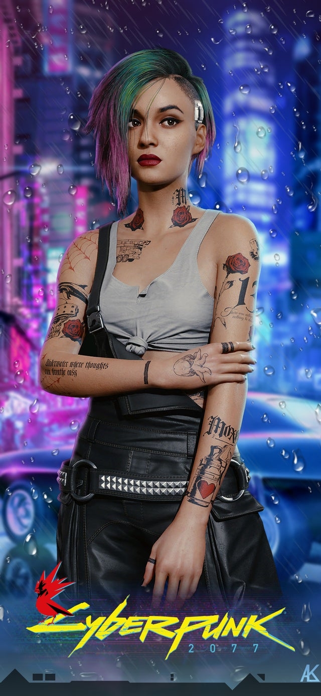 640x1390 Judy. Phone Wallpaper (Cyberpunk 2077), Phone