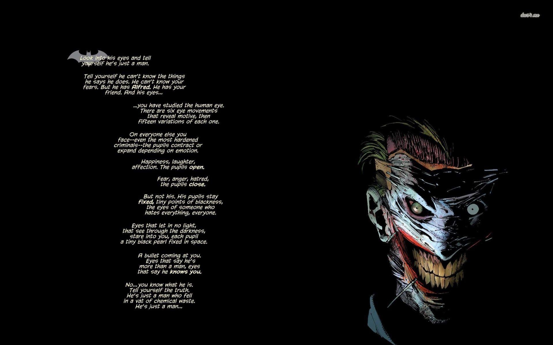 1920x1200 Joker Quotes Wallpaper, Desktop