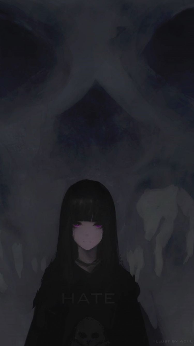 750x1340 12++ Dark Anime Wallpaper iPhone, Phone