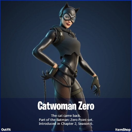 520x520 Catwoman Zero Fortnite wallpaper, Phone