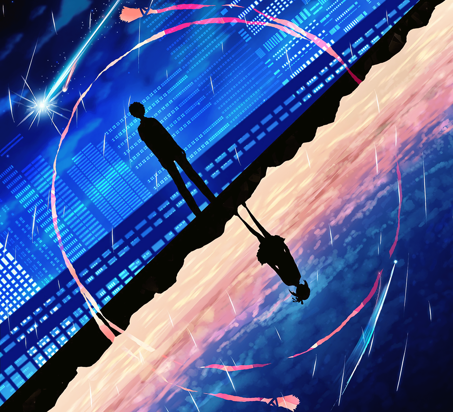 1920x1750 Download Anime Your Name. Mitsuha Miyamizu Taki Tachibana Kimi No Na, Desktop