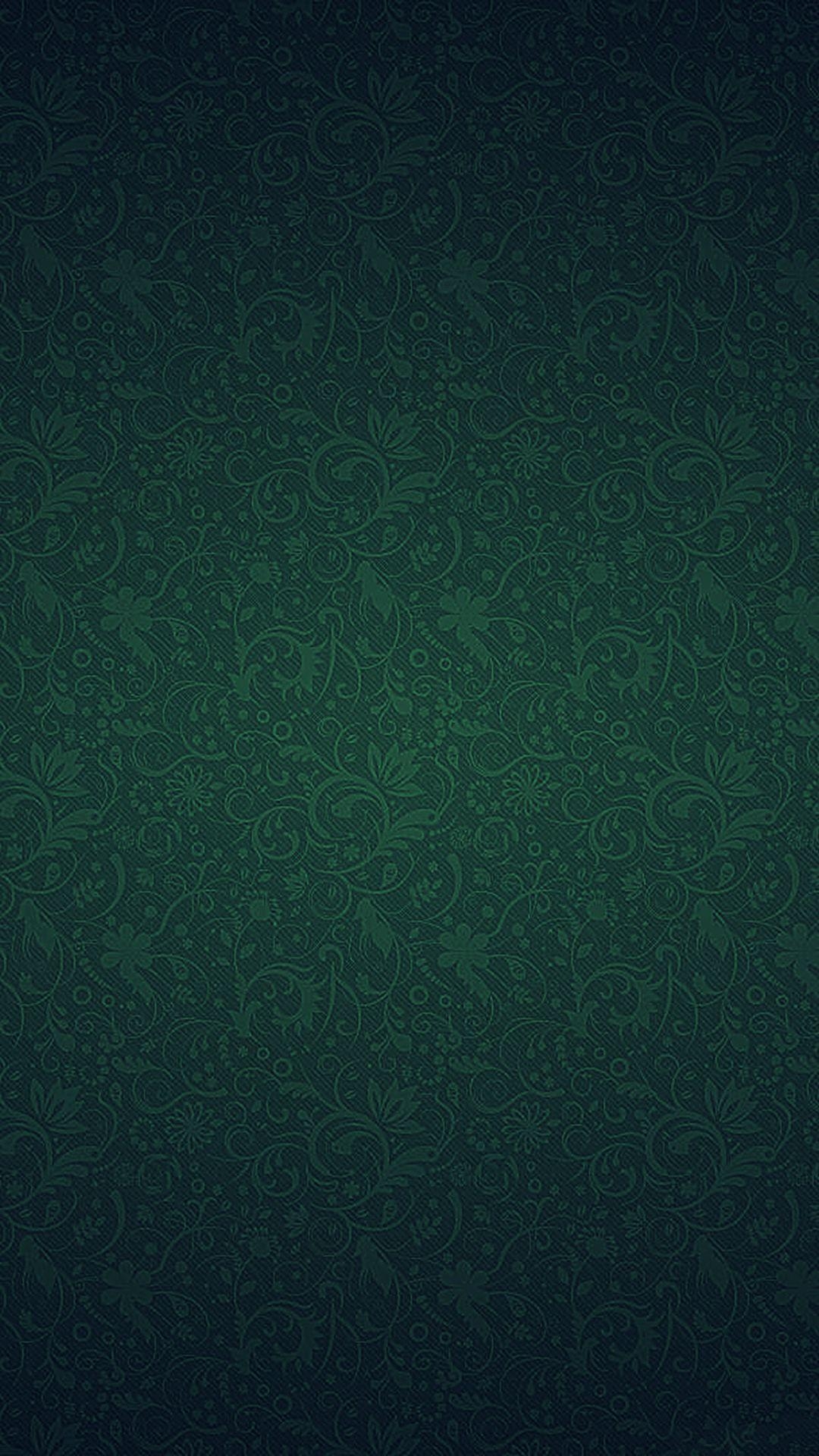 1080x1920 Green Ornament Texture Pattern iPhone 8 Wallpaper Download, Phone