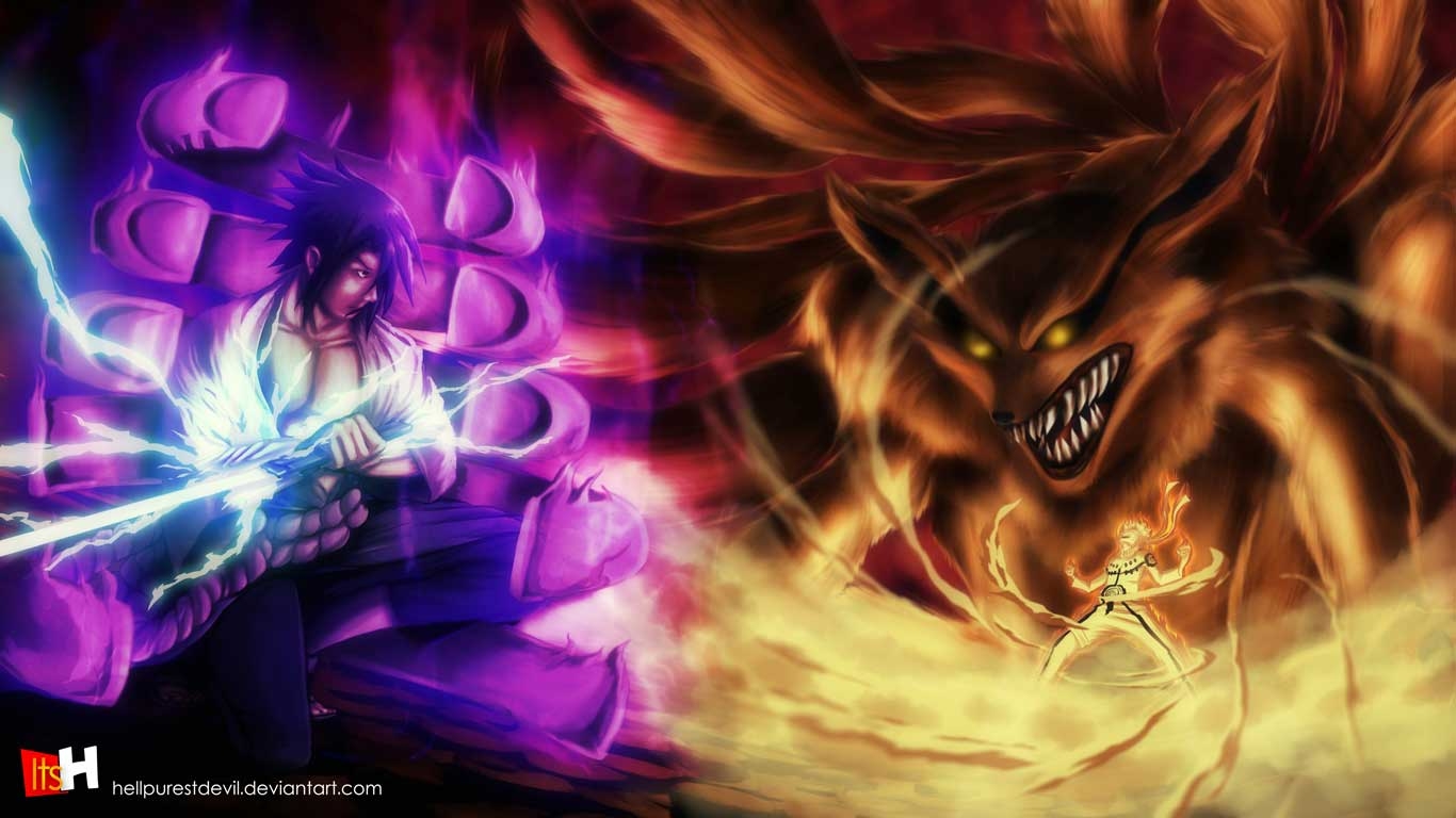 1370x770 Photos Naruto Vs Sasuke Wallpaper, HQ Background. HD wallpaper, Desktop