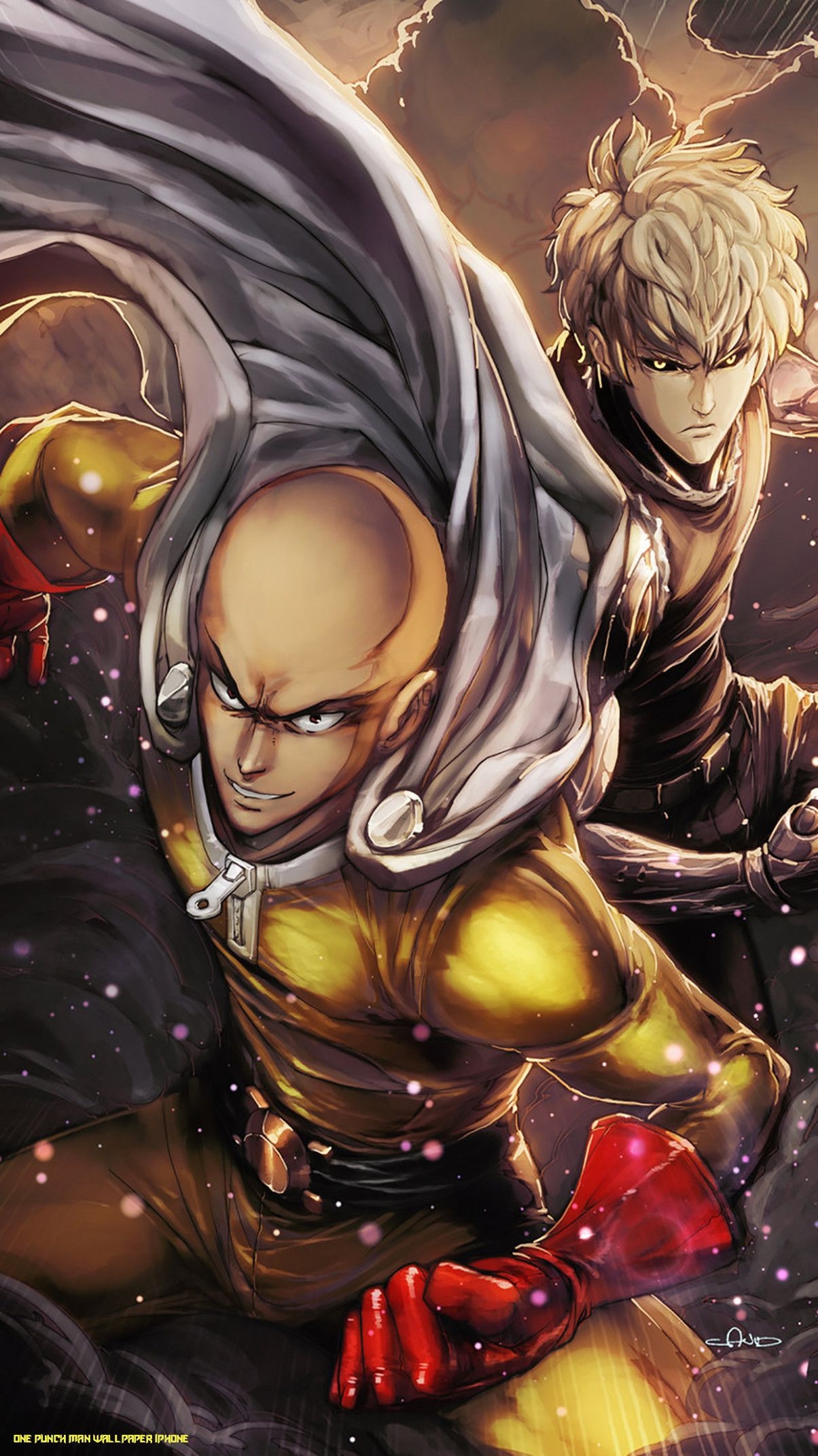 1210x2150 One Punch Man, Acting Wallpaper for iPhone Pro Max, X, 117, Phone