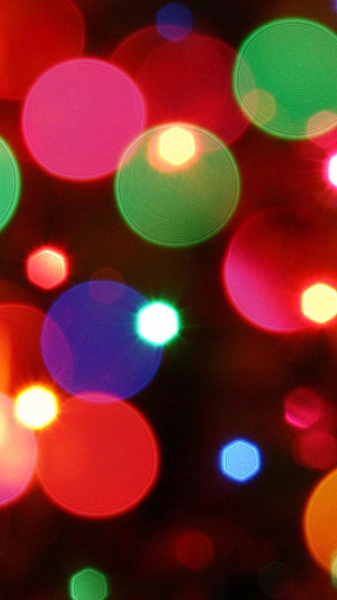 1080x1920 Christmas Bokeh Lights Red Green Blue Android Wallpaper free download, Phone