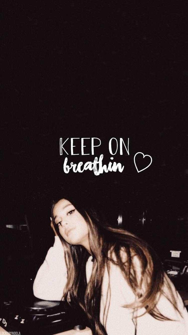 750x1340 Ariana Grande Lyric iPhone Wallpaper Free Ariana, Phone