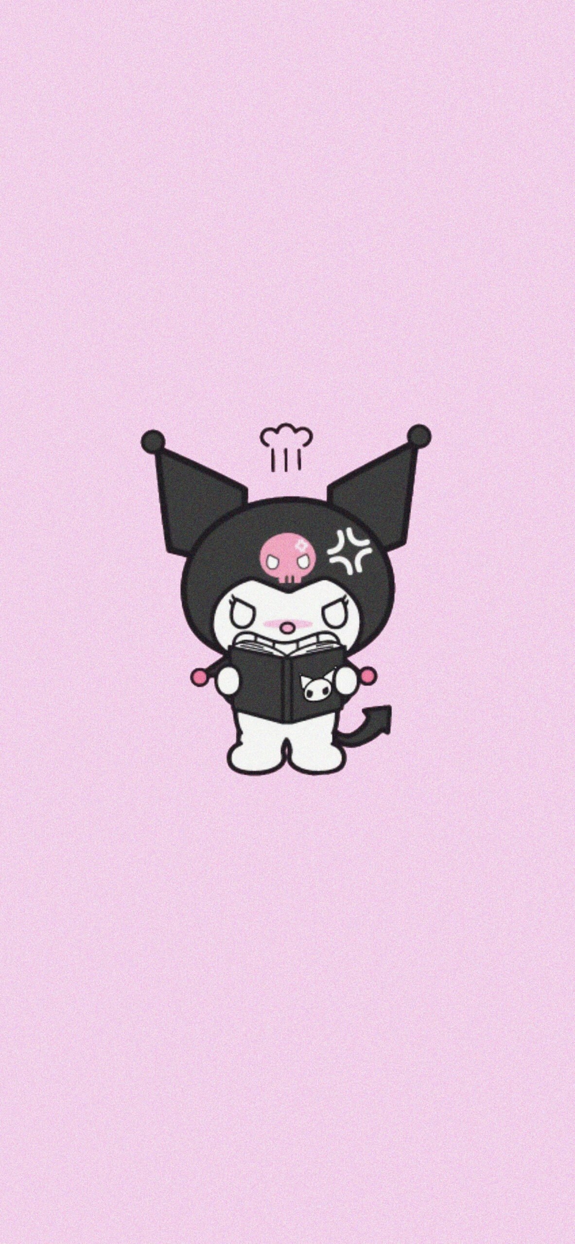 1190x2560 Kuromi Pink Wallpaper, Phone