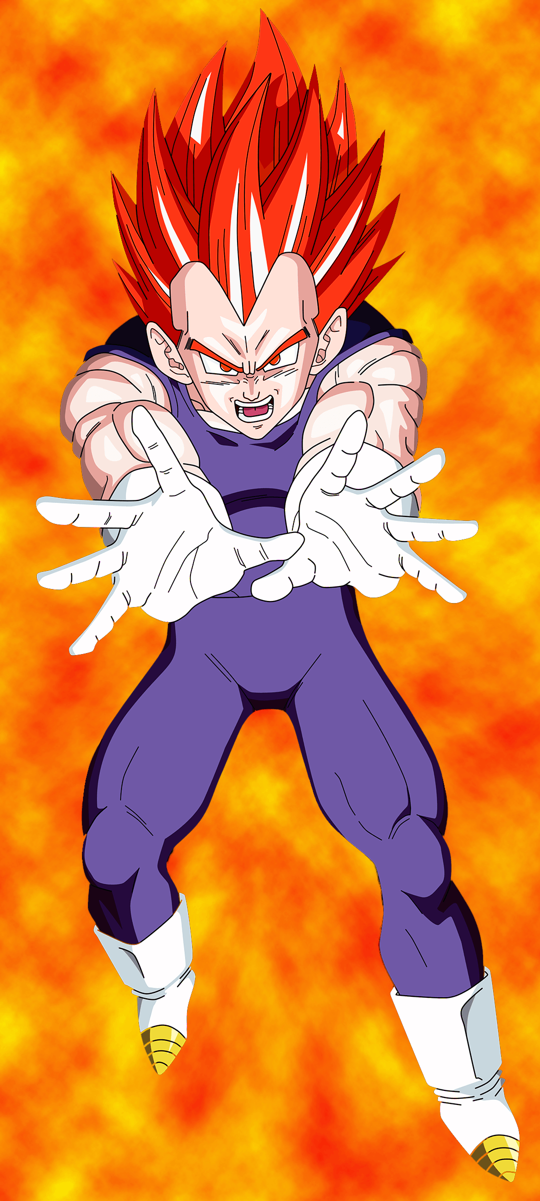 1080x2400 Free download Vegeta Super Saiyan God by xTUNEx [], Phone