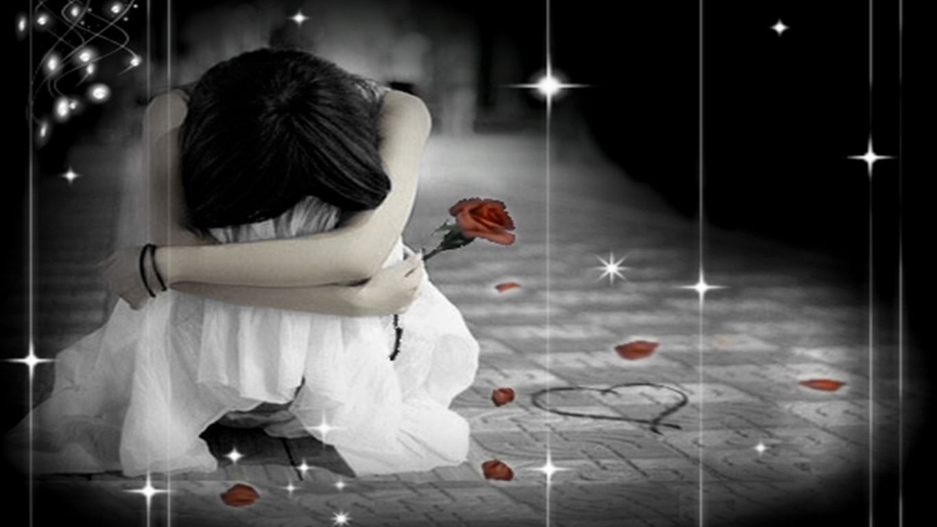 1370x770 HD wallpaper for desktop android phones: SAD LONELLY GIRLS HD, Desktop