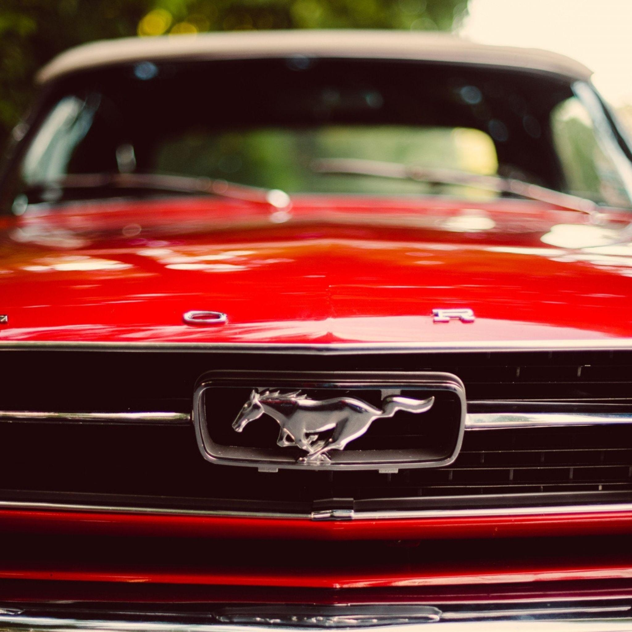 2050x2050 Download Wallpaper  Ford mustang, Redder, Auto New iPad, Phone