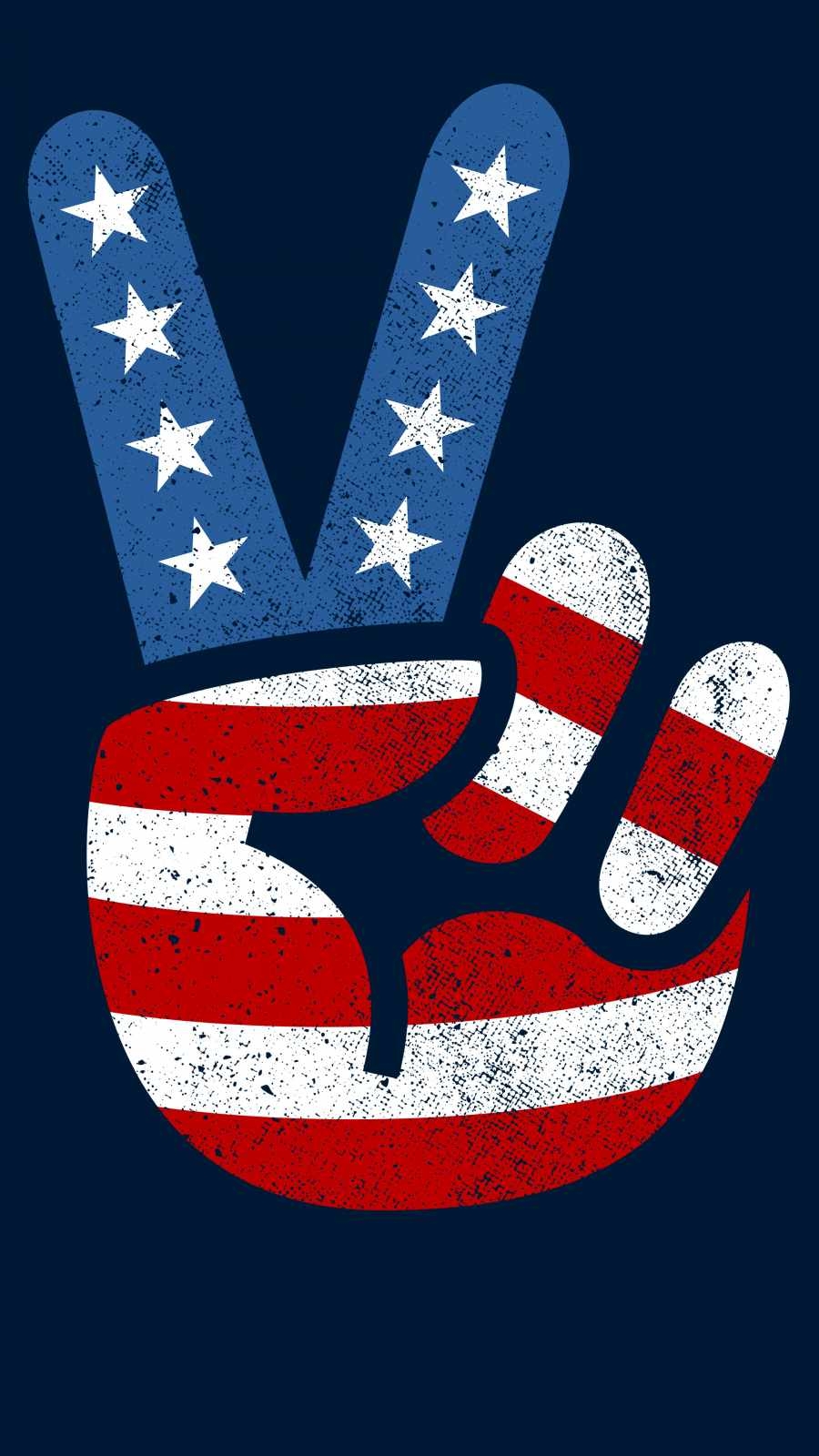 900x1600 Peace Love Hand USA Flag IPhone Wallpaper Wallpaper, iPhone Wallpaper, Phone