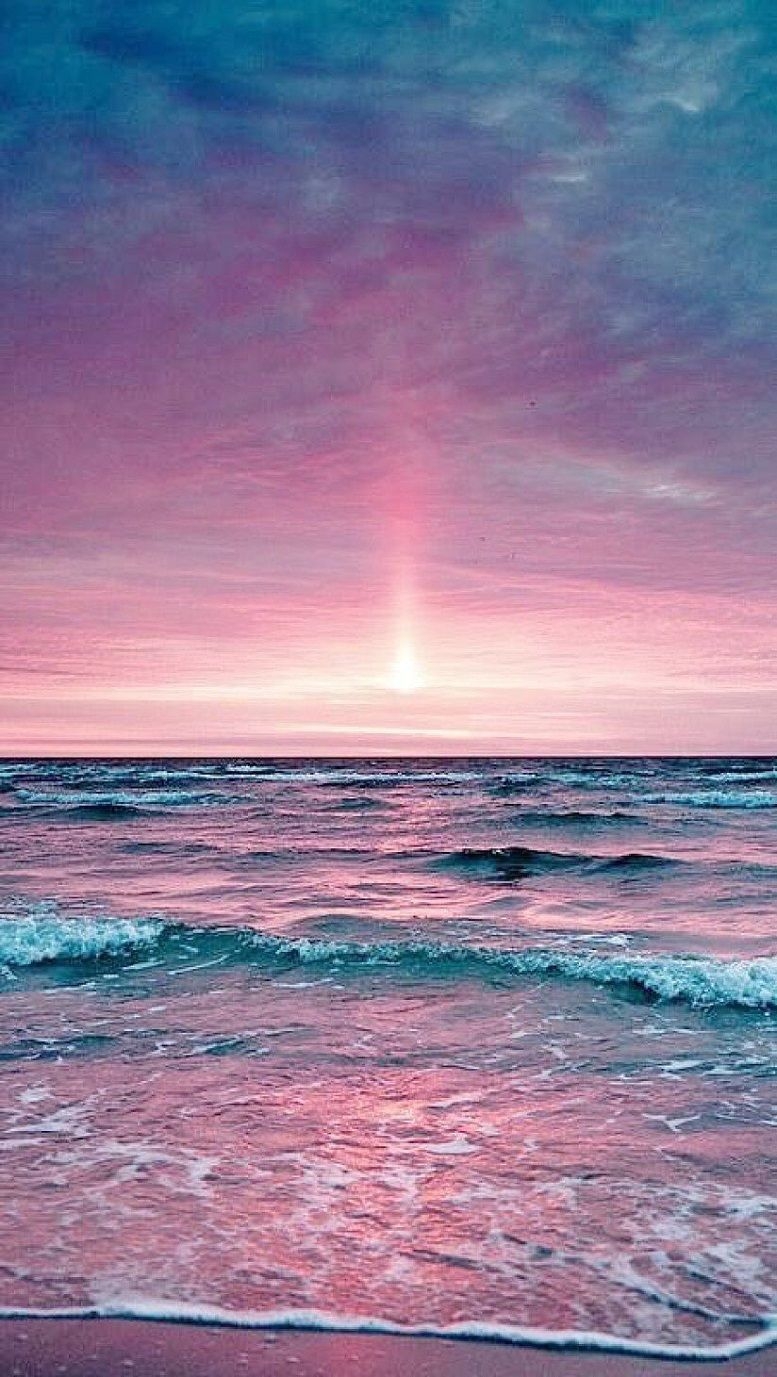 780x1380 Pink Beach iPhone Wallpaper Free Pink Beach iPhone Background, Phone