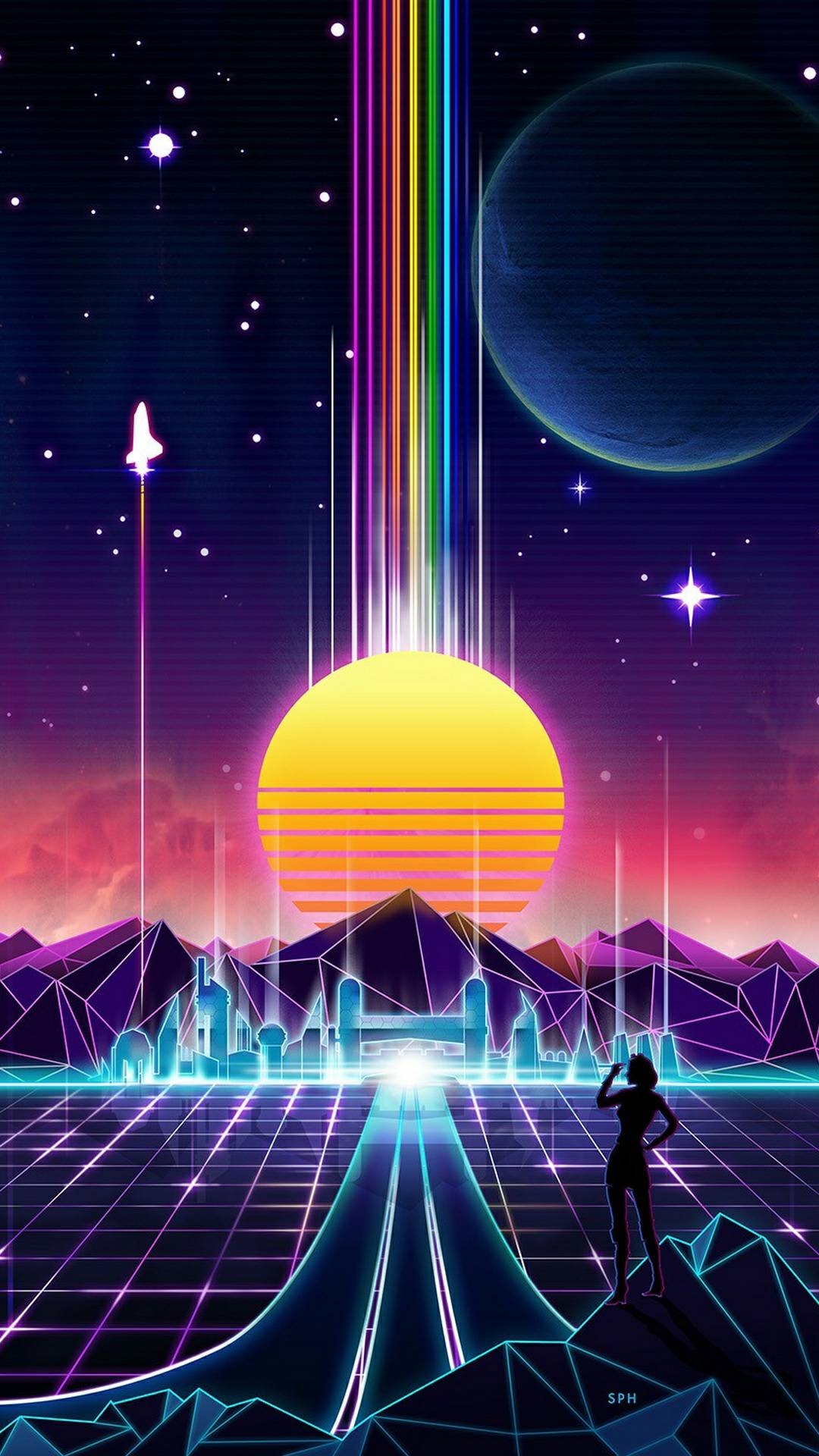 1080x1920 Retrowave Wallpaper S20 S21 Note 126 3360000001, Phone