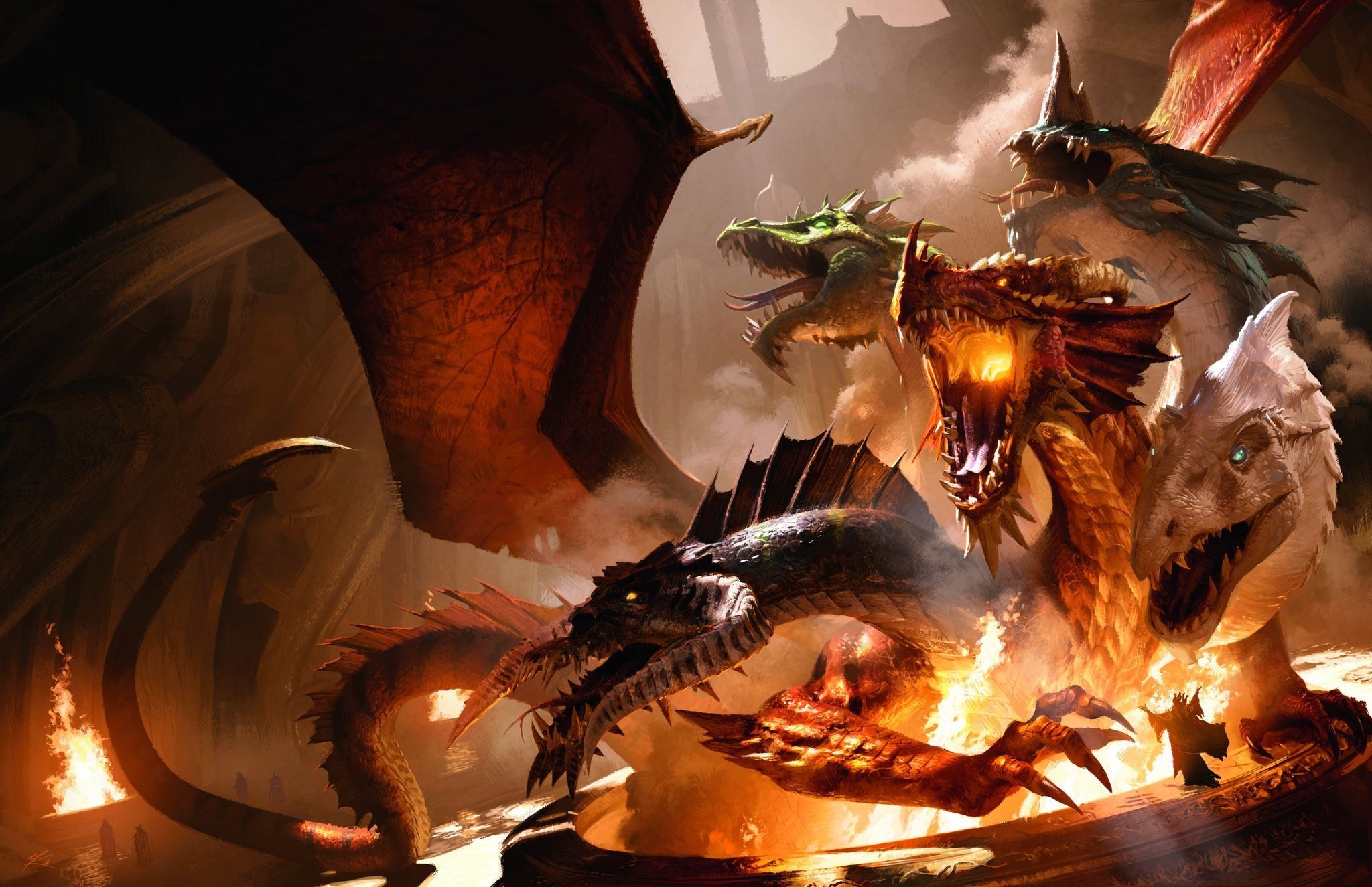 2050x1330 Tiamat (Dungeons & Dragons) HD Wallpaper, Desktop