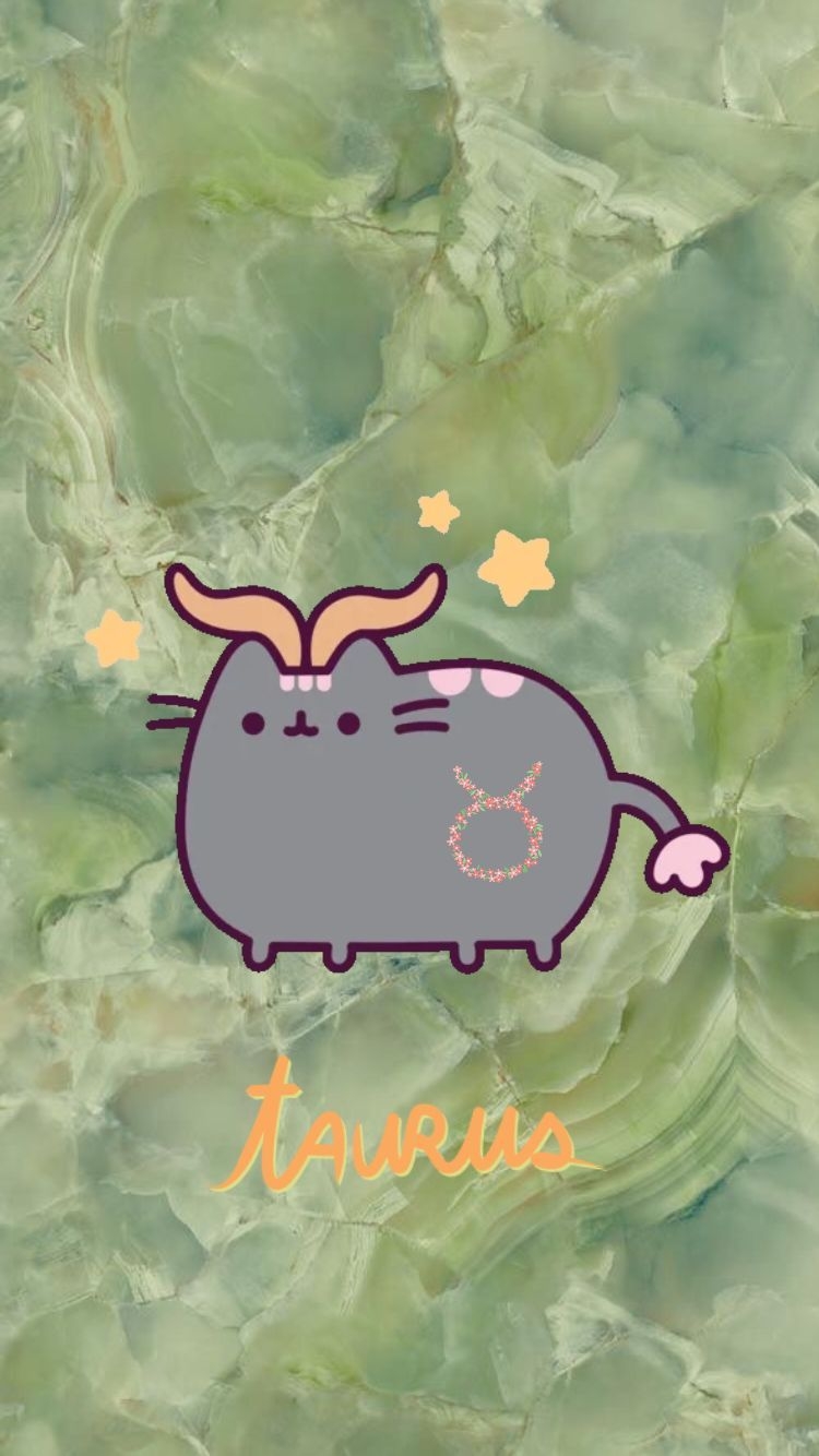 750x1340 Taurus pusheen. Taurus wallpaper, Taurus art, Taurus memes, Phone