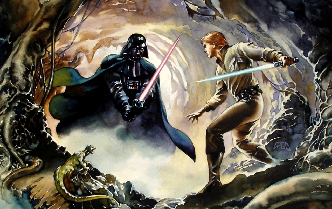 1280x810 Luke Skywalker Vs Darth Vader Wallpaper In You Star Wars, Desktop