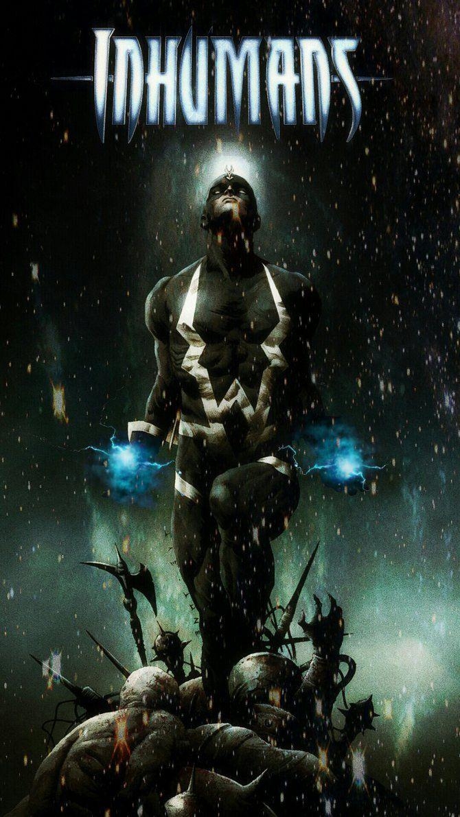 670x1200 Inhumans, Black Bolt Mobile Wallpaper, Phone