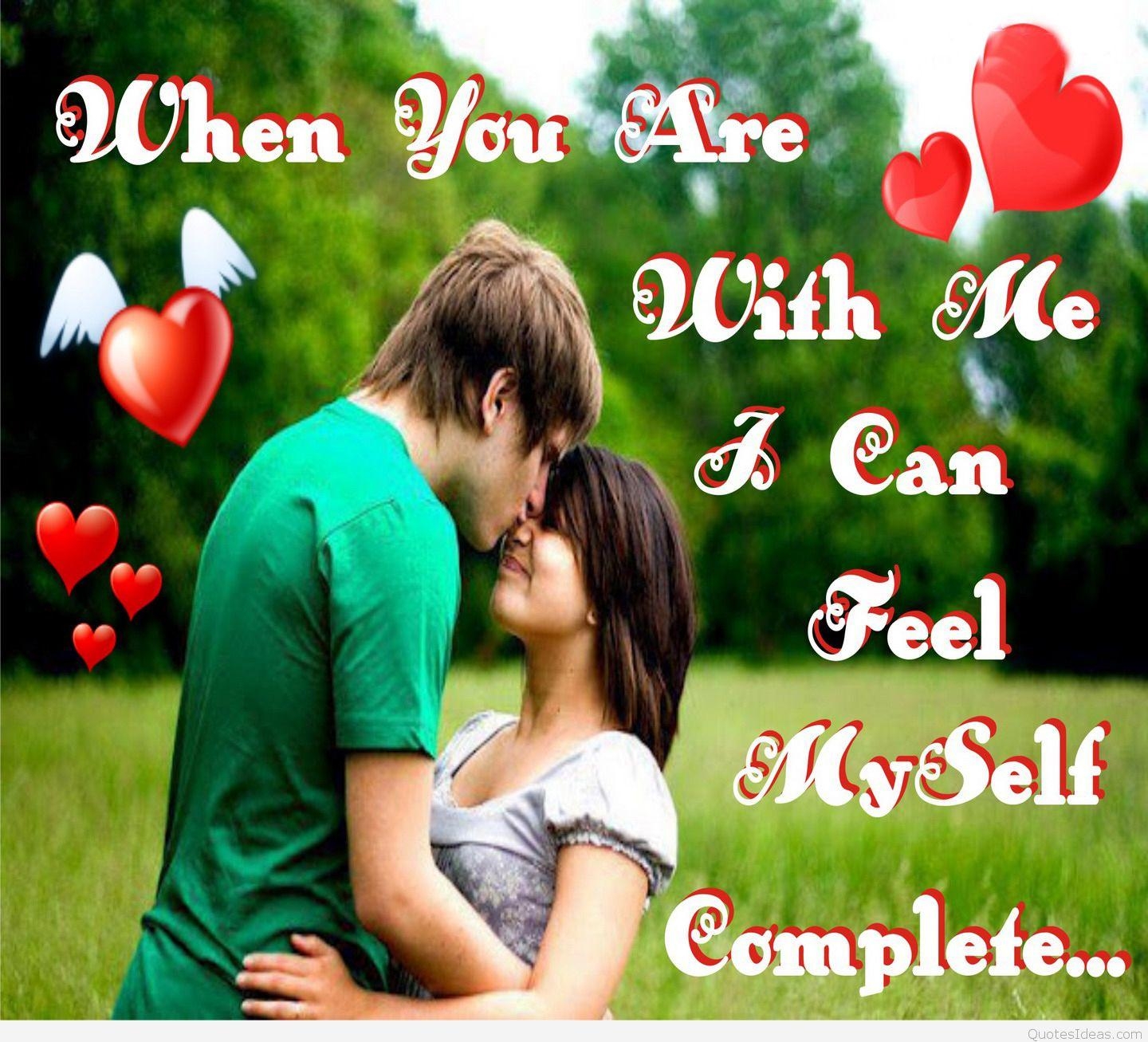 1440x1310 Romantic Couple With Love Quotes Best HD Wallpaper, Desktop