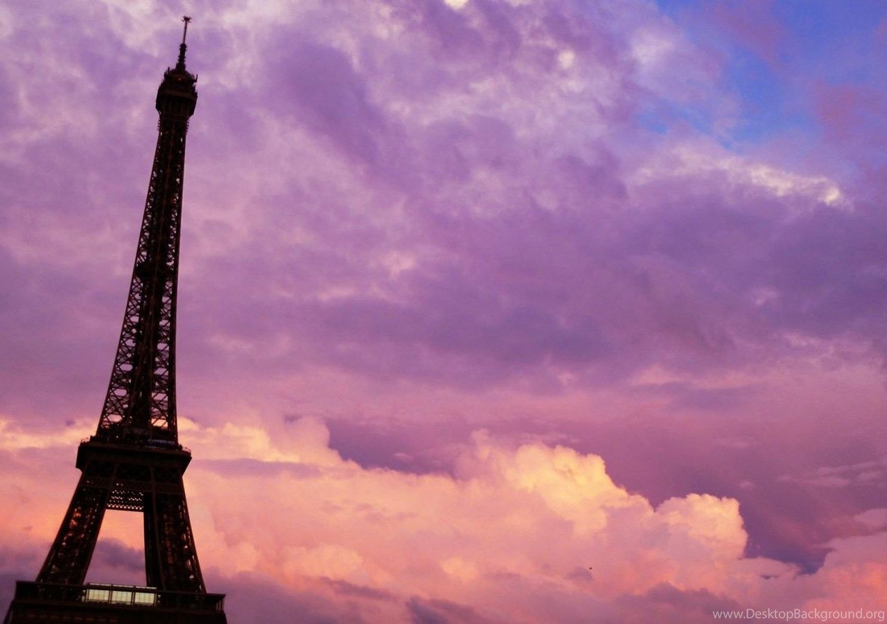 1280x900 Paris Purple Pink Sunset Wallpaper.itl.cat, Desktop