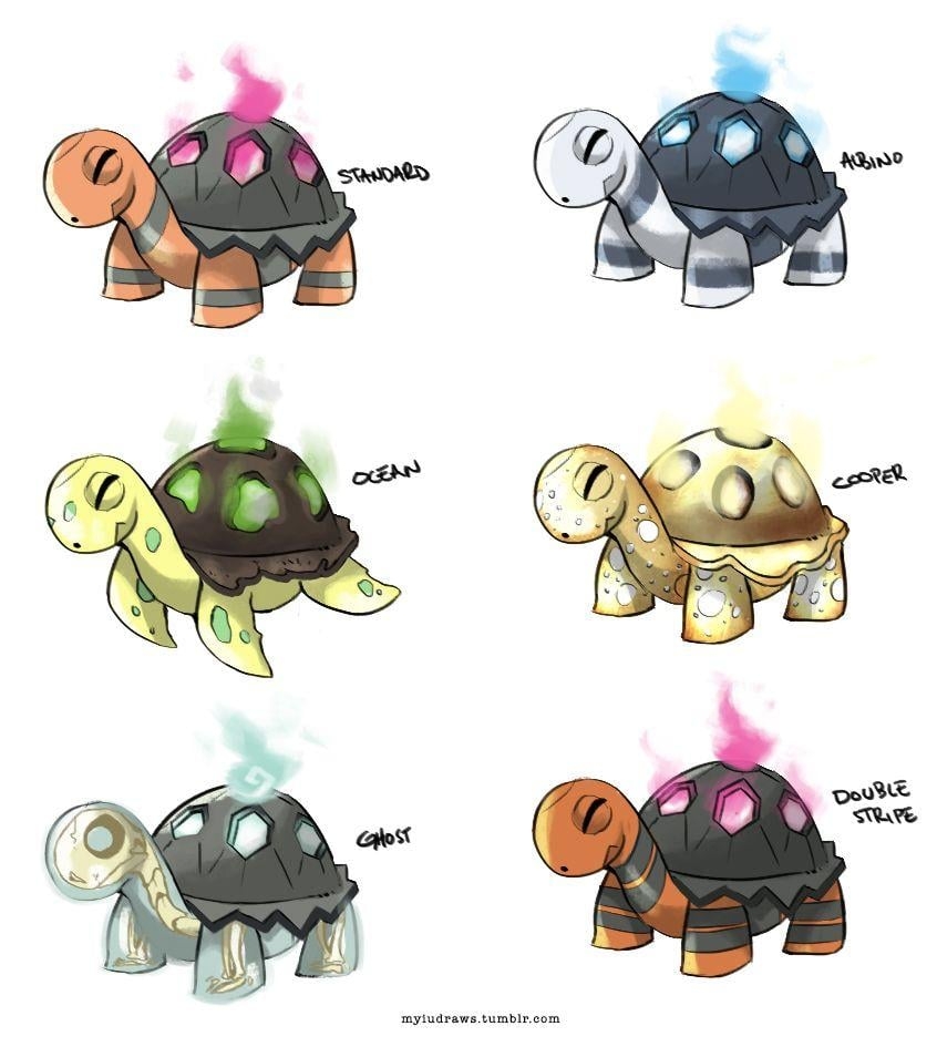 850x950 myiudraws:torkoal variations. Pokemon Sub Species, Phone