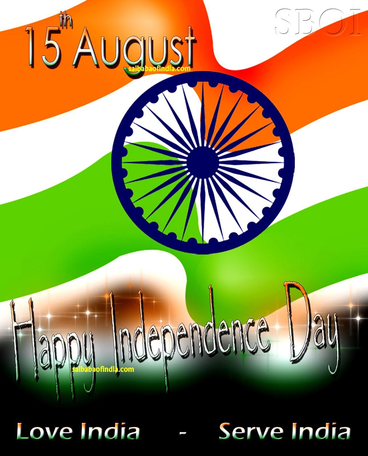 1290x1600 Independence day wallpaper & greeting cards 15th August- Sai Baba, Phone