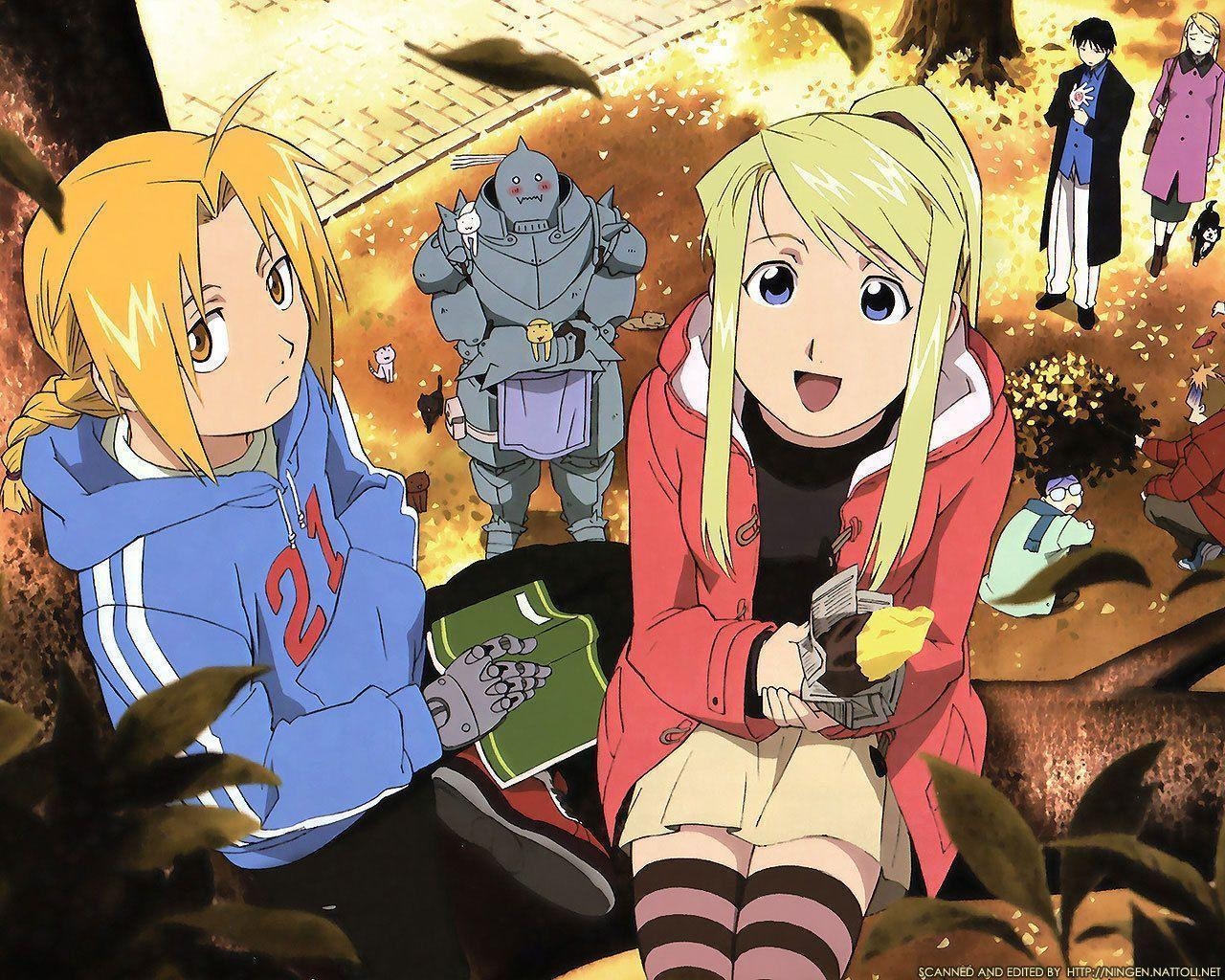 1280x1030 Edward and Winry Elric and Winry Rockbell Wallpaper, Desktop