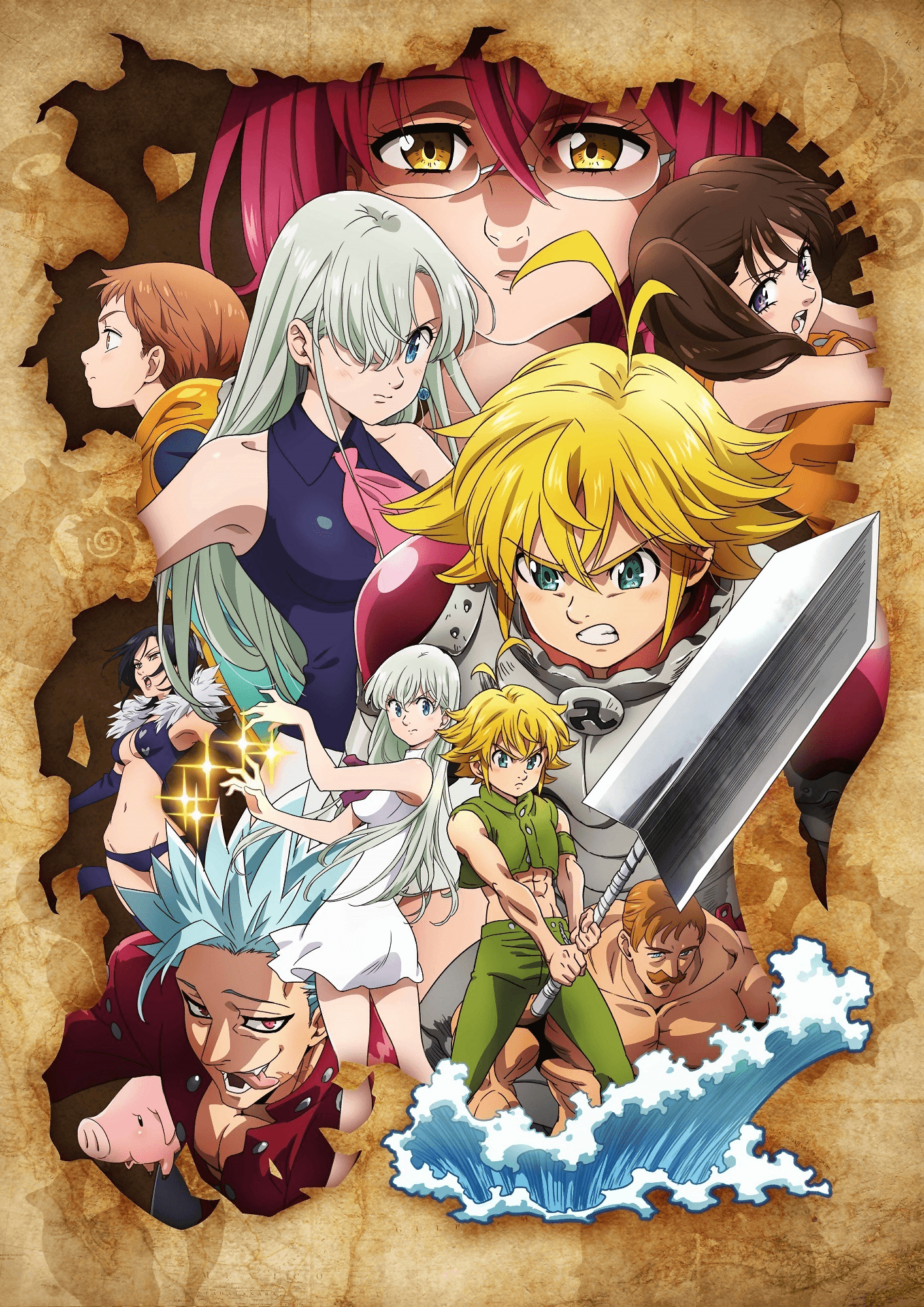 1420x2000 The Seven Deadly Sins: Wrath of The Gods. Nanatsu no Taizai, Phone