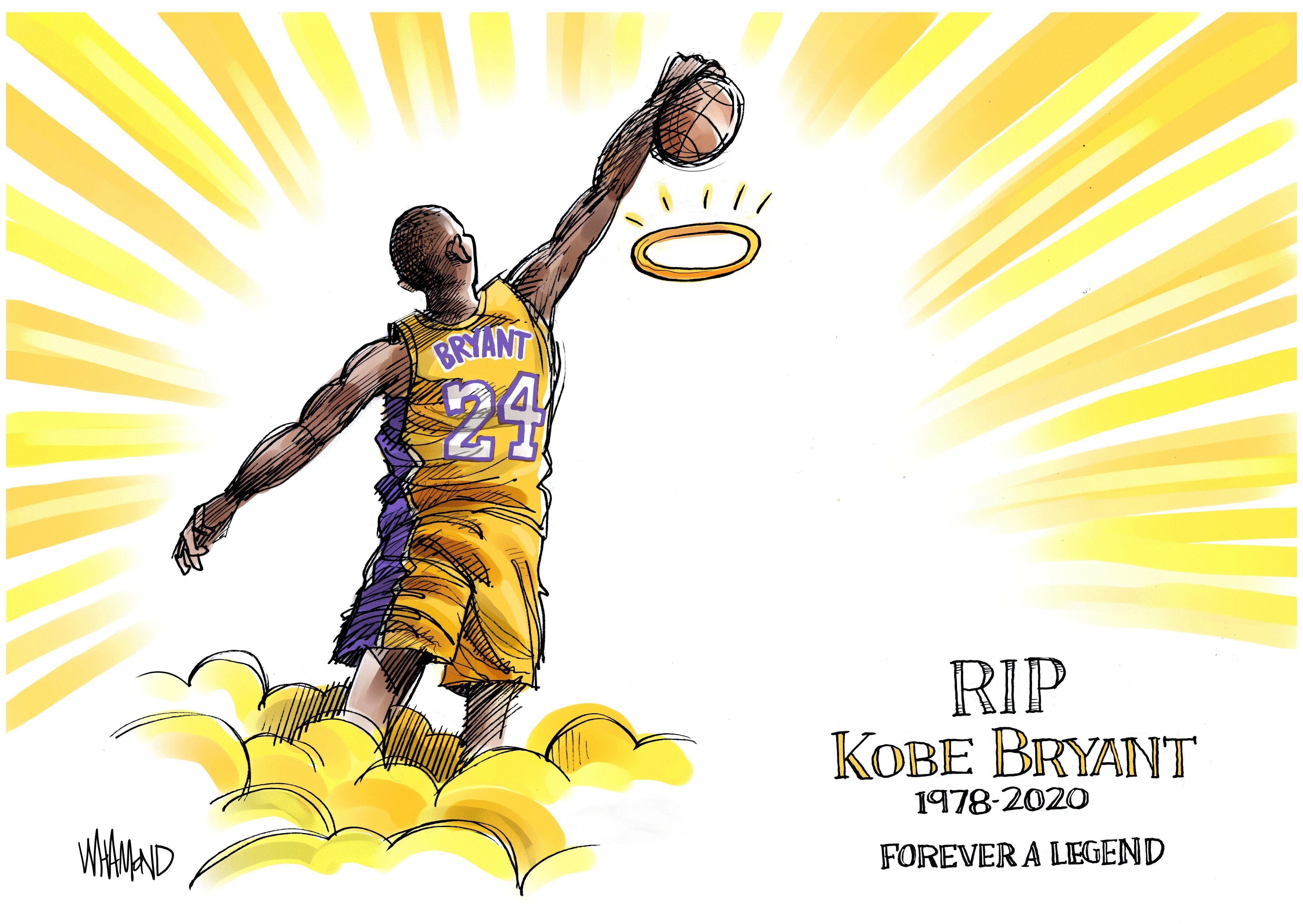 4240x3010 Cartoons: Kobe Bryant's death, memorialized, Desktop