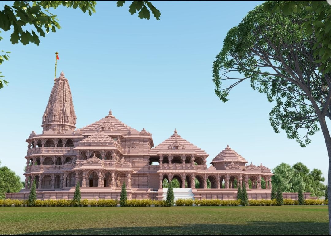1080x770 PHOTOS Beautiful illustrations that prove Ayodhya's Ram Mandir will be a splendid example of craftsmanship, Desktop