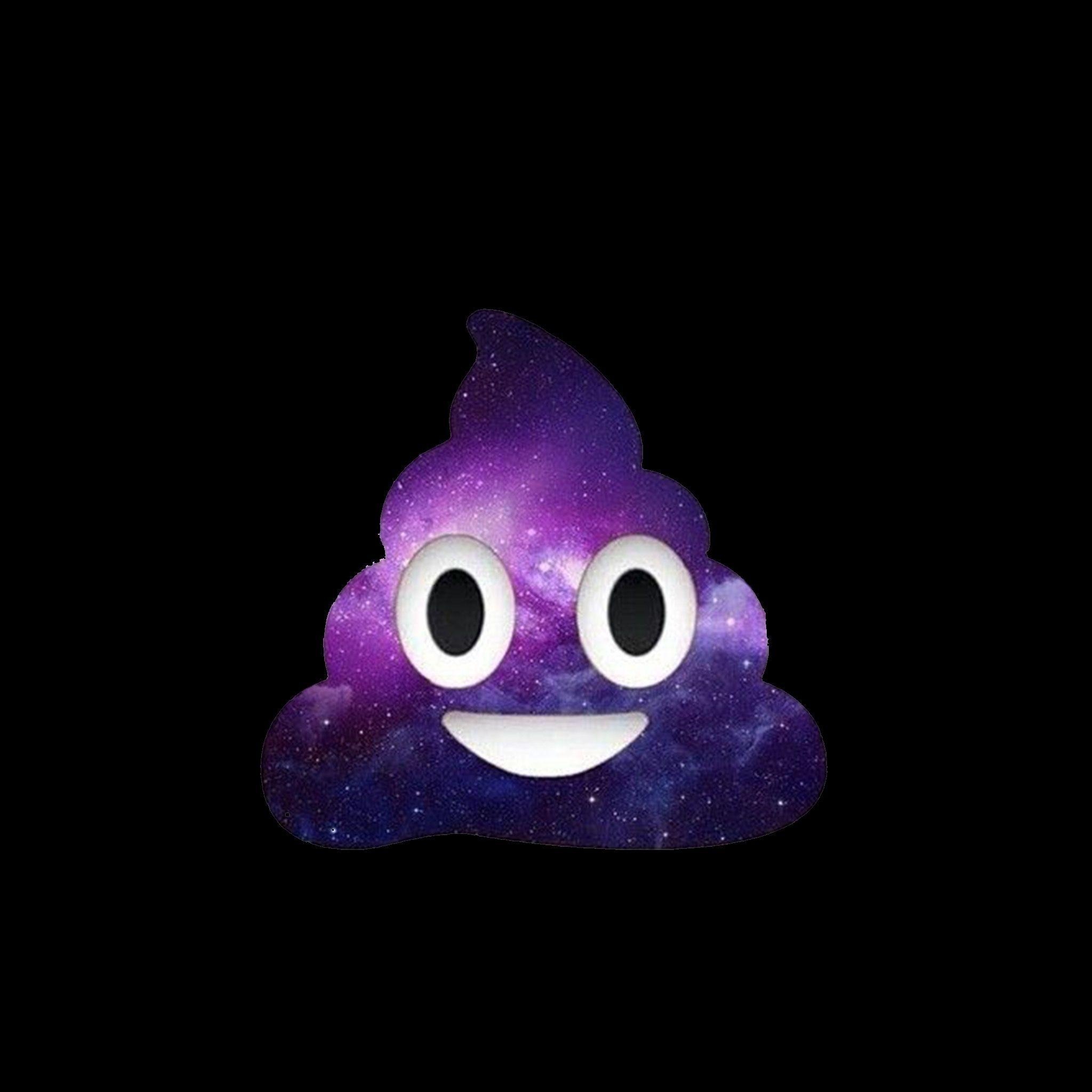 2050x2050 Galaxy poop emoji wallpaper, Phone