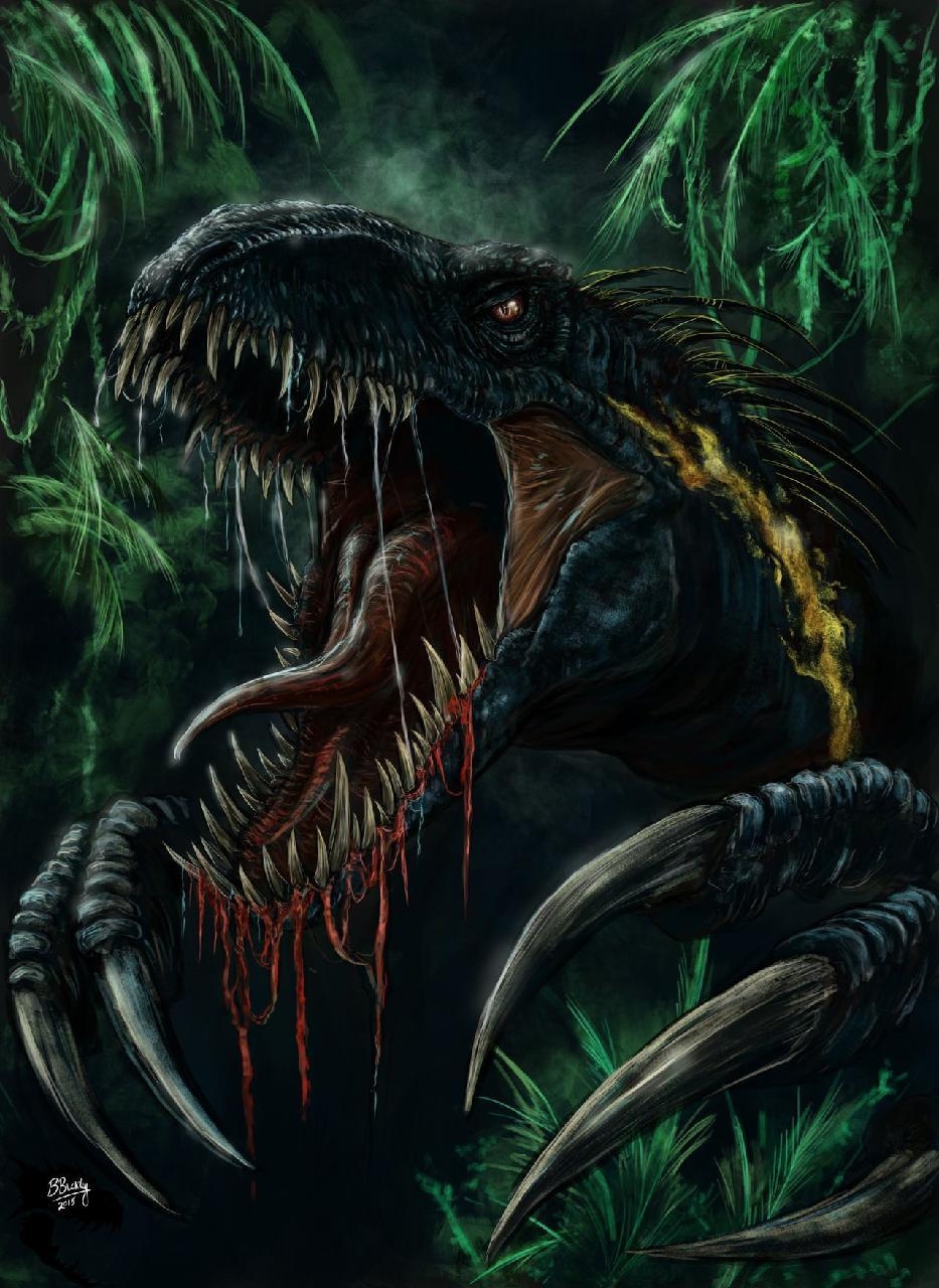 940x1280 indoraptor Wallpaper, Phone